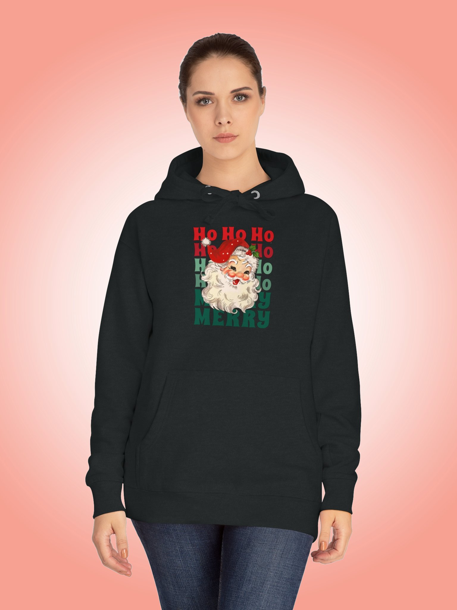 Ho Ho Ho Merry Merry Retro Santa product image (1)
