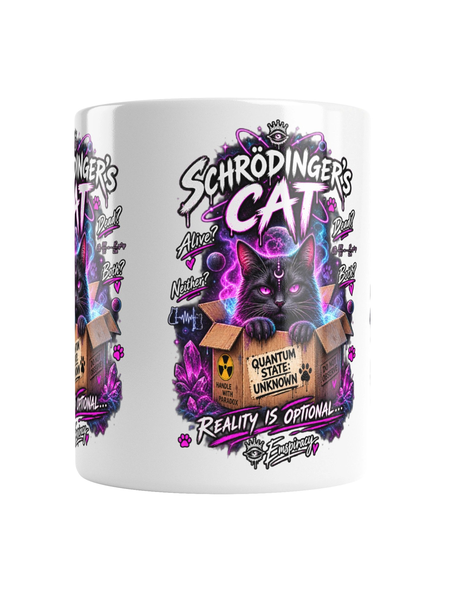 🐈‍⬛⚛️ SCHRÖDINGER’S CAT REALITY IS OPTIONAL. 🌀☕️ product image (2)