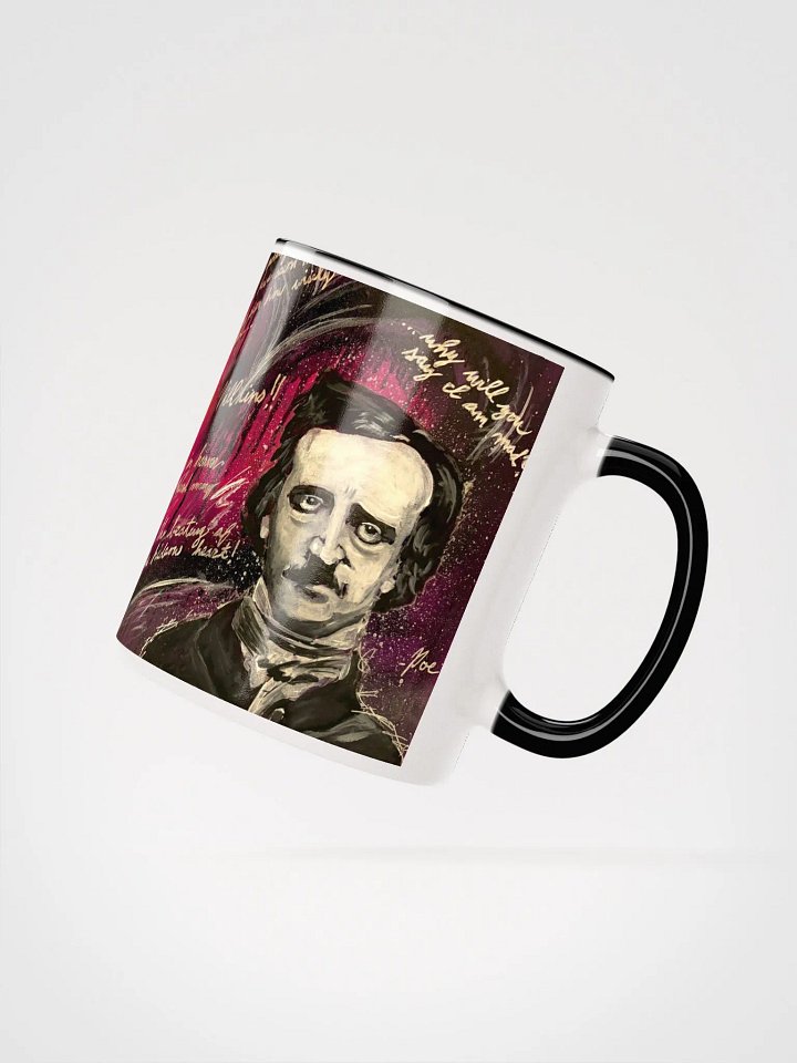 Edgar Allen Poe Heart Mug product image (4)
