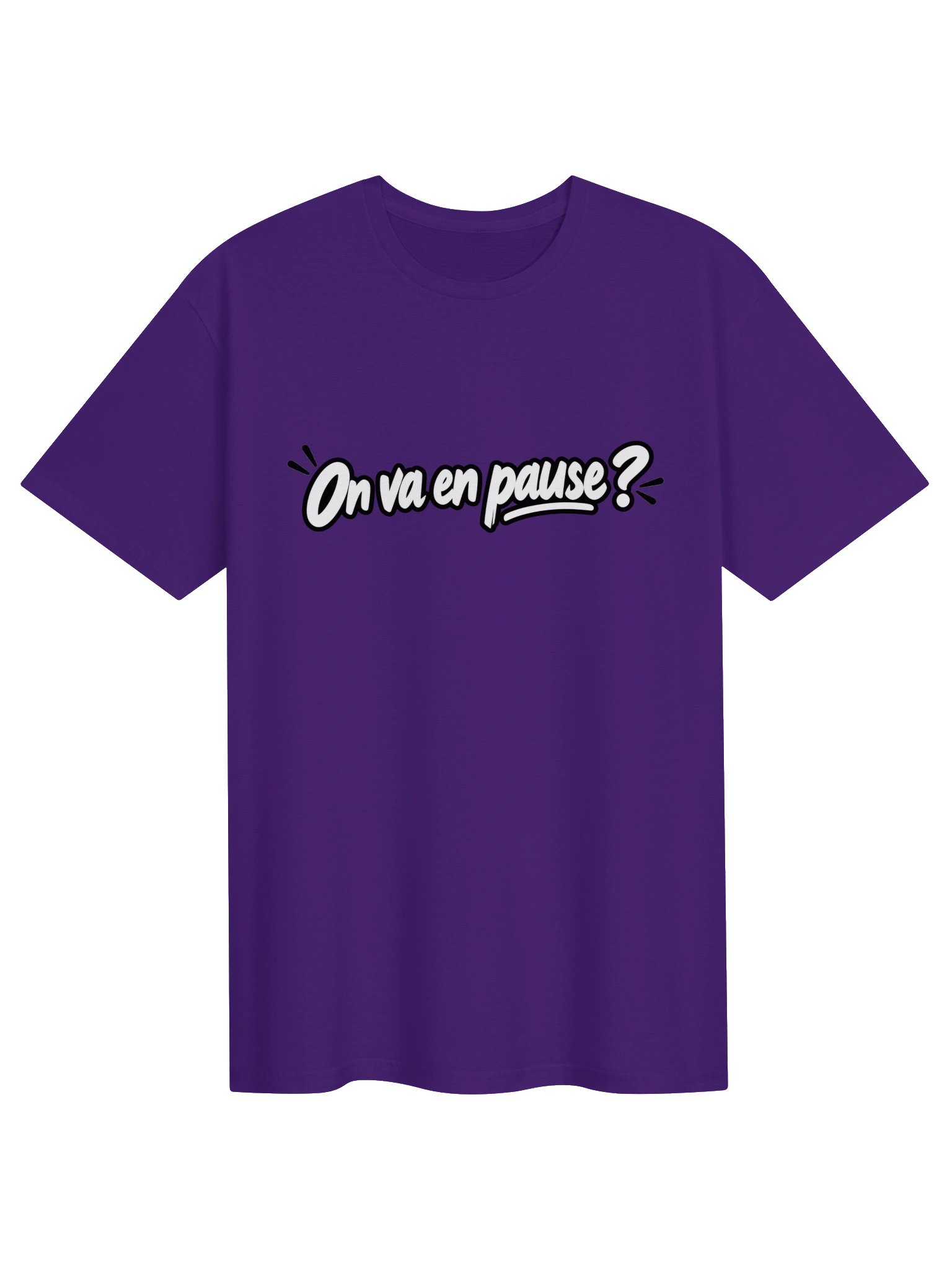 T-SHIRT "On va en pause?" product image (7)