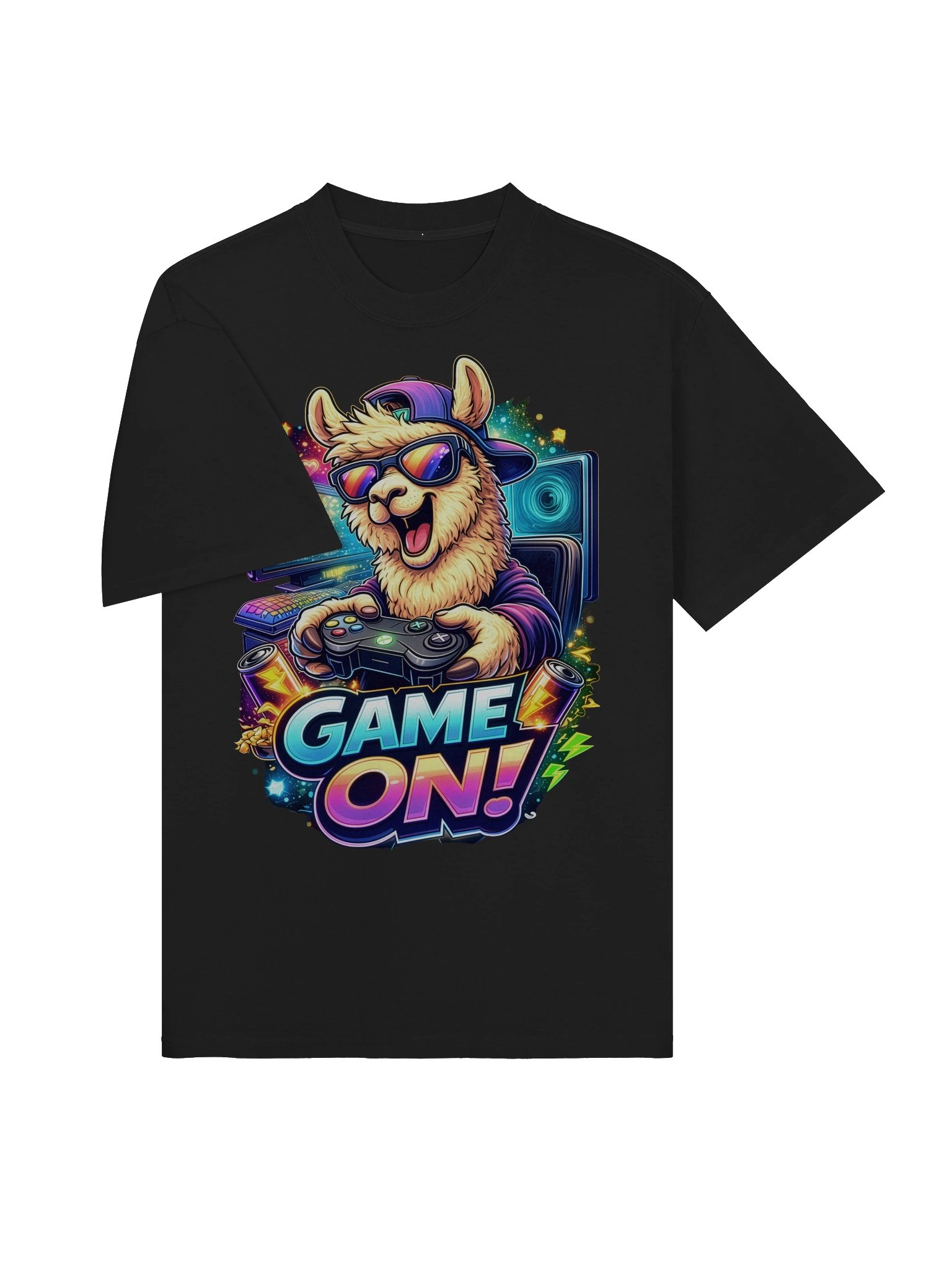 Game On, Llama — Magic Llama Gaming Club Tee product image (3)