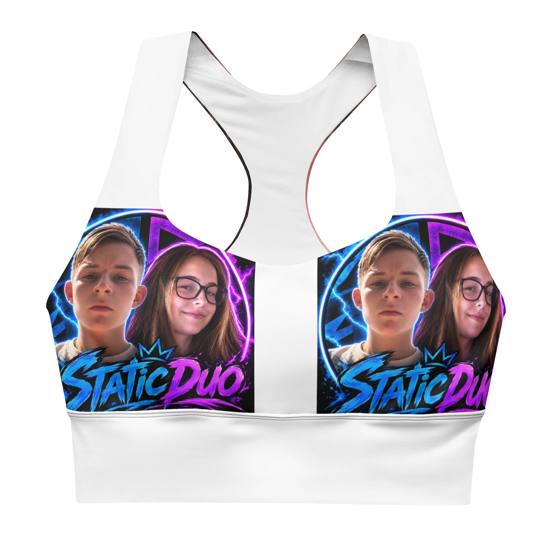 StaticDuo Mintás Hosszított Sportmelltartó product image (1)