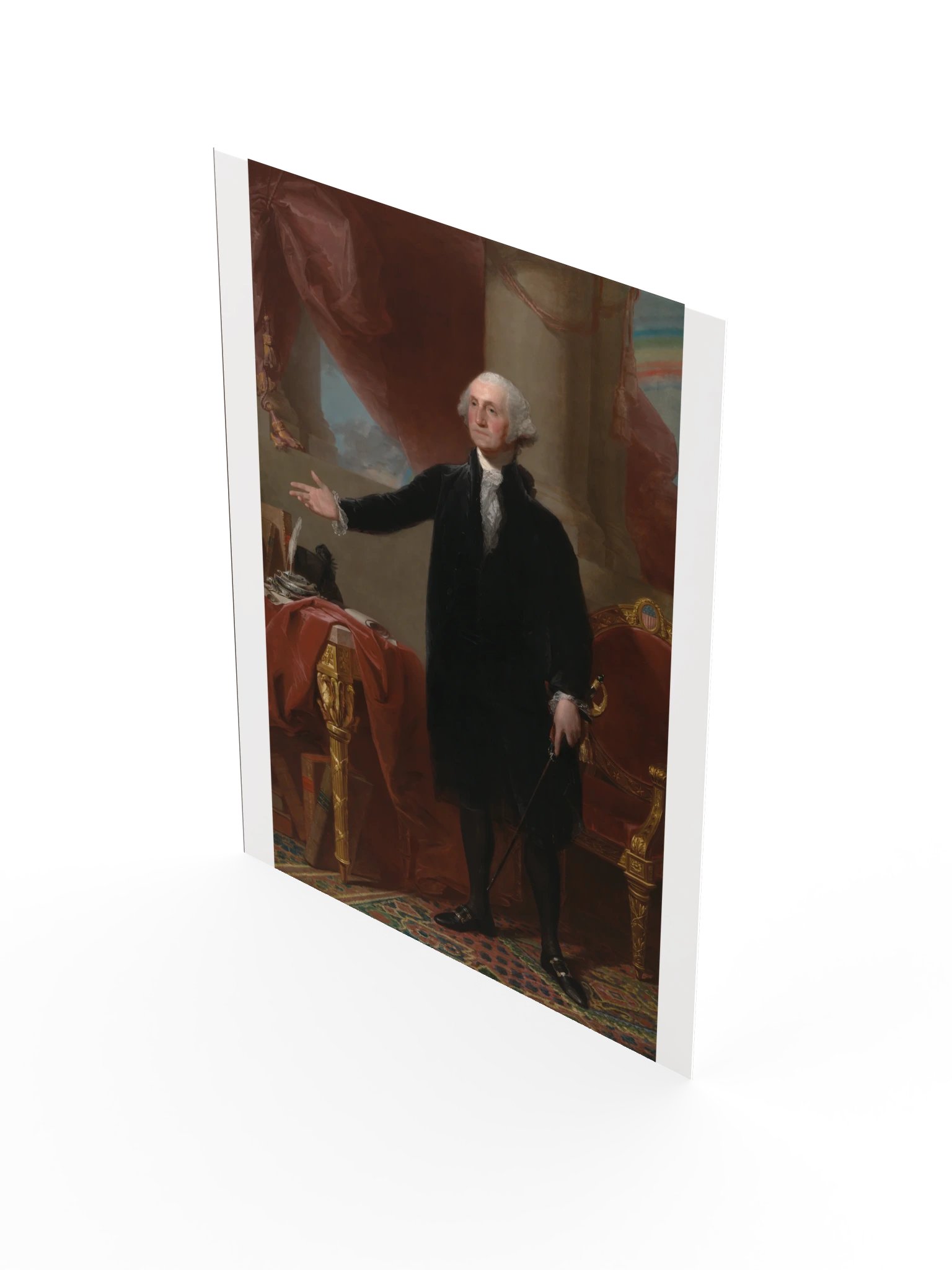 Gilbert Stuart, George Washington: The Lansdowne Portrait (1796) Fine Art Print product image (45)