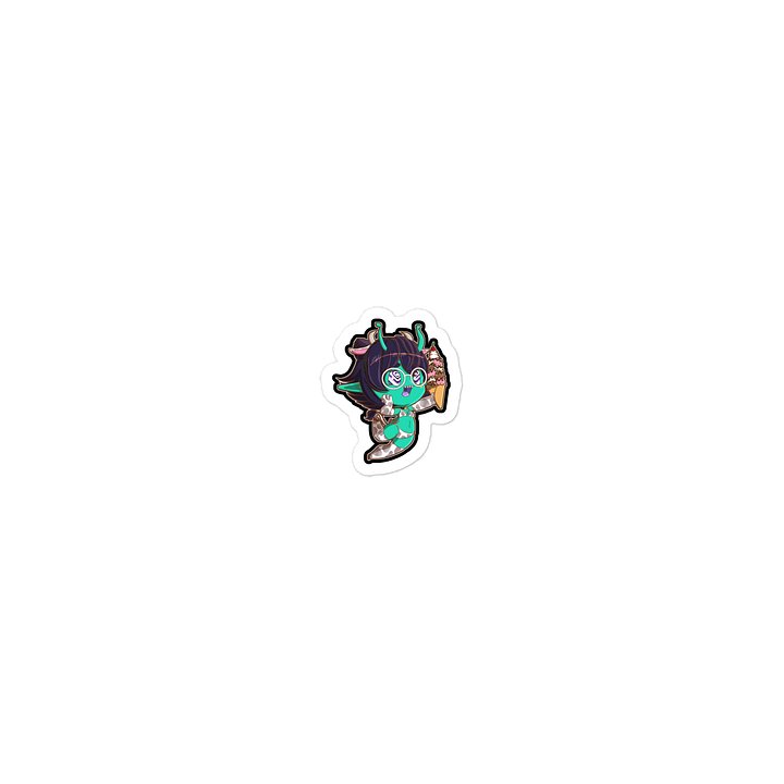 I Scream Chibi Die-Cut Sticker Chocolate Milk Edition product image (1)
