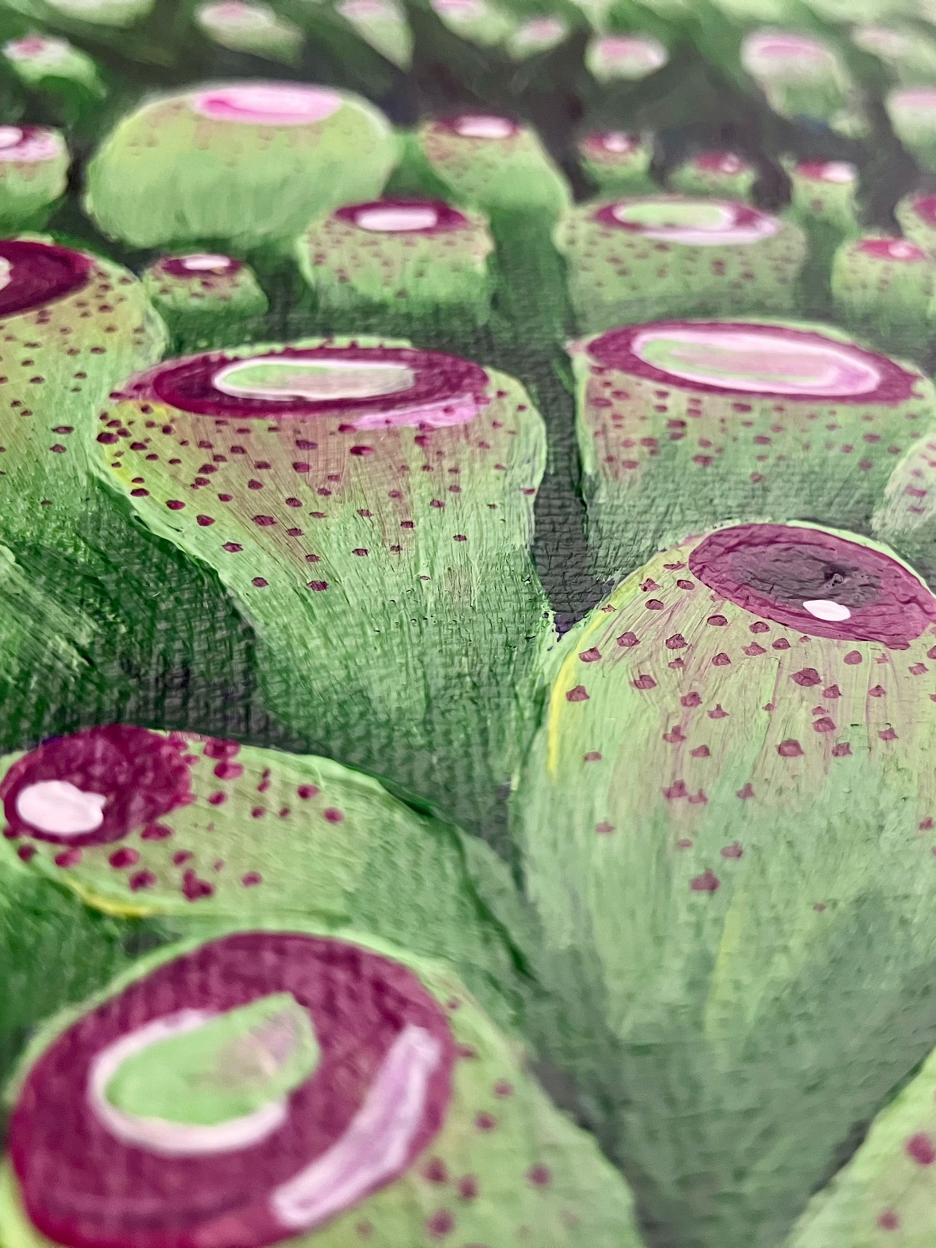Succulent Cluster Acrylic Painting On Canvas product image (3)