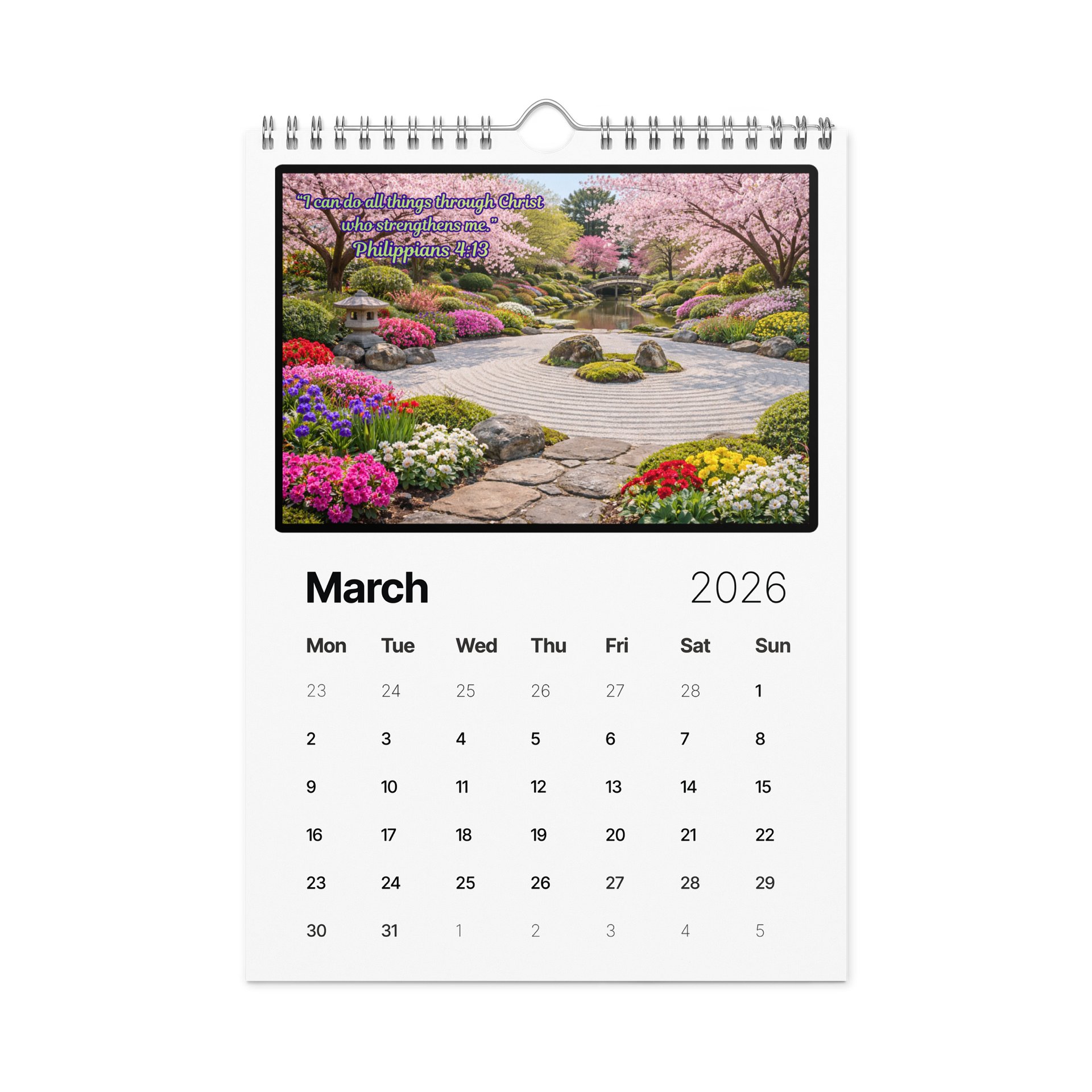Gardens of Eden 2026 Wall Calendar product image (9)