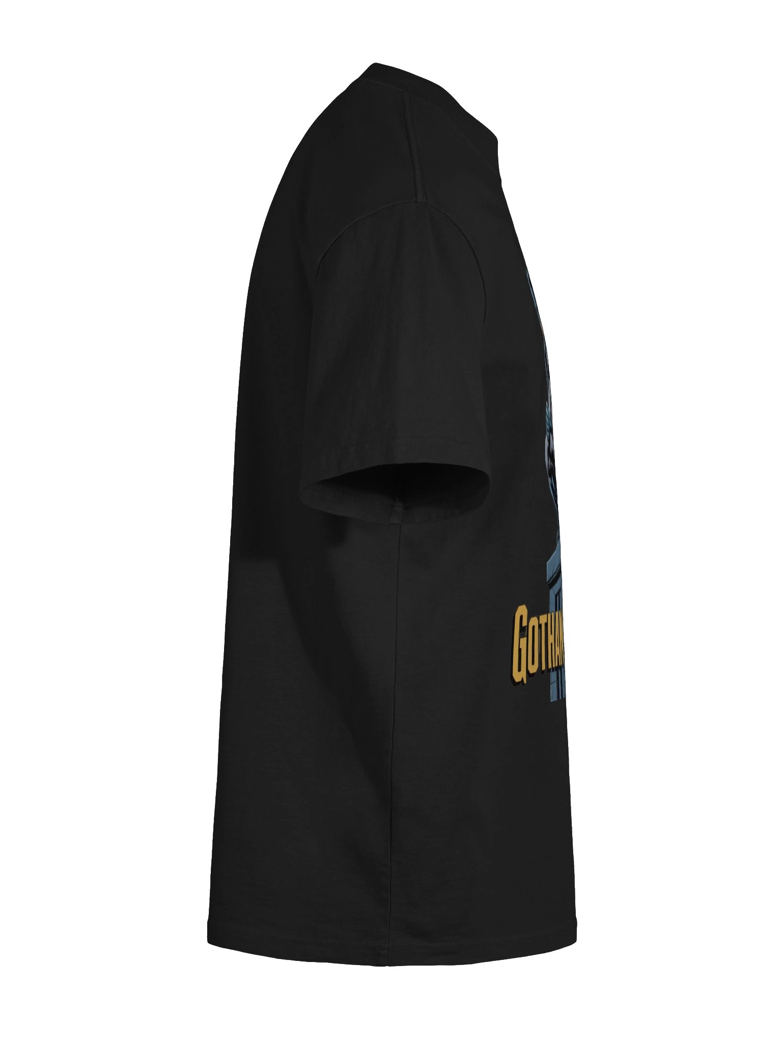 Perched Protector: Gotham's Guardian Batman Oversized Faded T-Shirt product image (11)