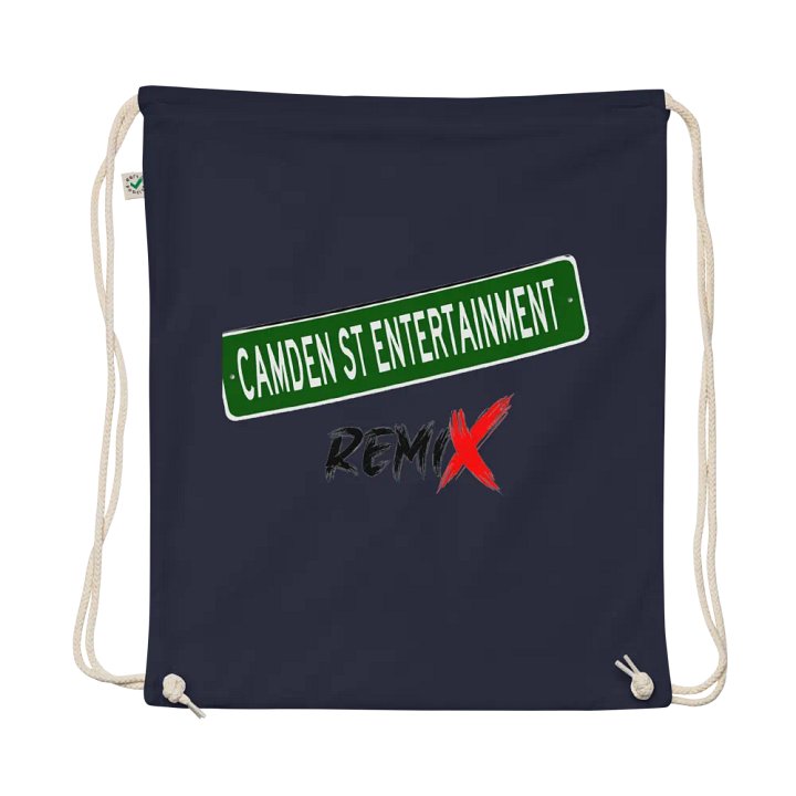 Camden St. Entertainment Remix Organic Cotton Drawstring Bag product image (1)