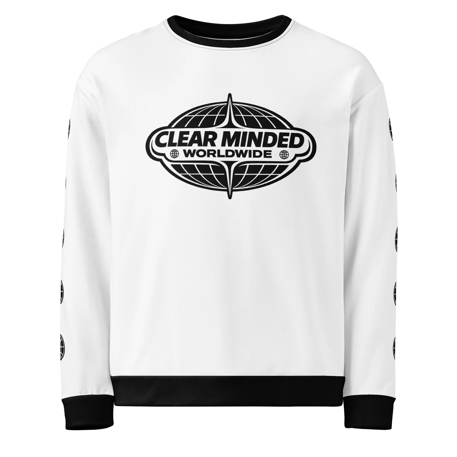 The Y2K White/Black Sweatshirt product image (1)