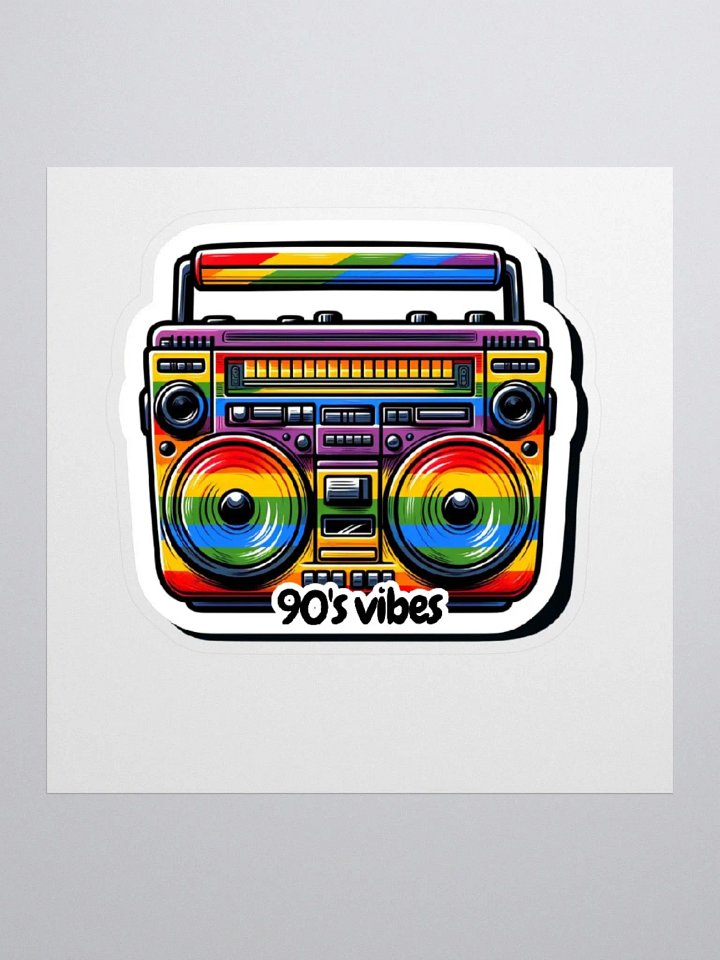 90's Music-90's Vibes-Music in My Soul Sticker product image (2)