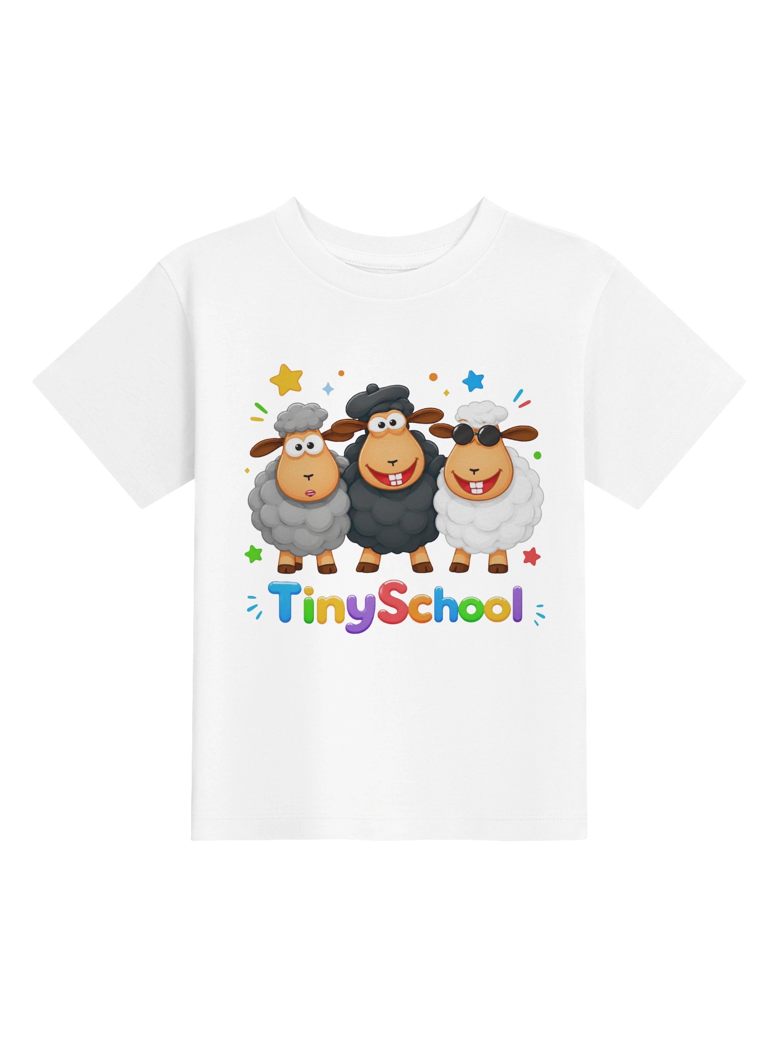 TinySchool Sheep Squad Toddler Tee 2-5 years product image (1)