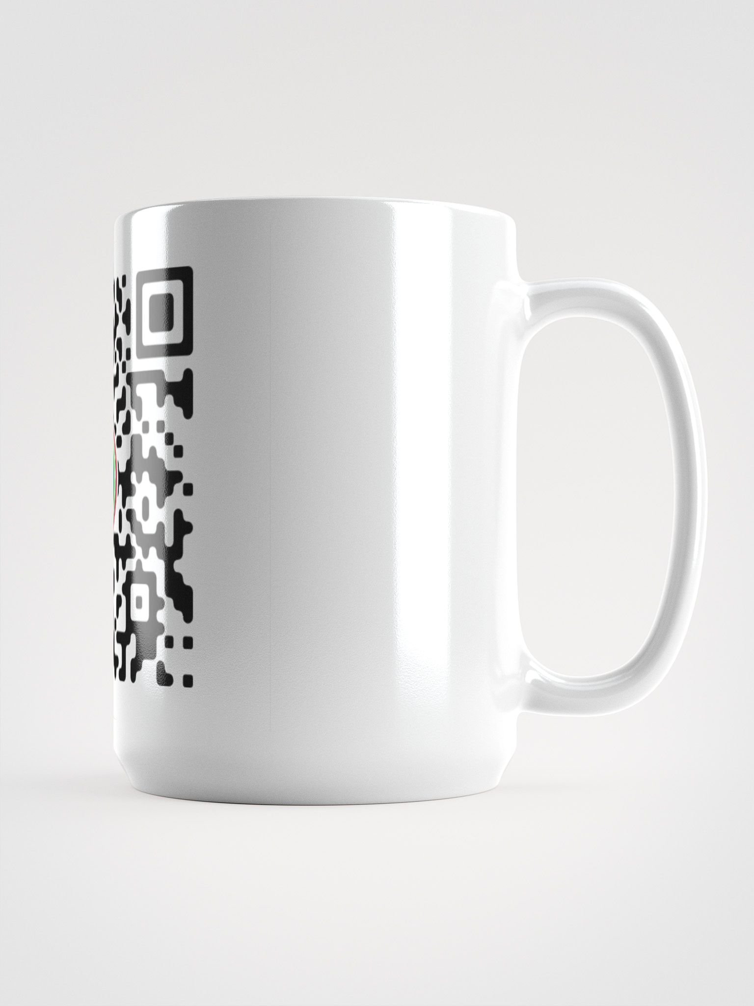 Vivid QR Code Circle Mug product image (2)
