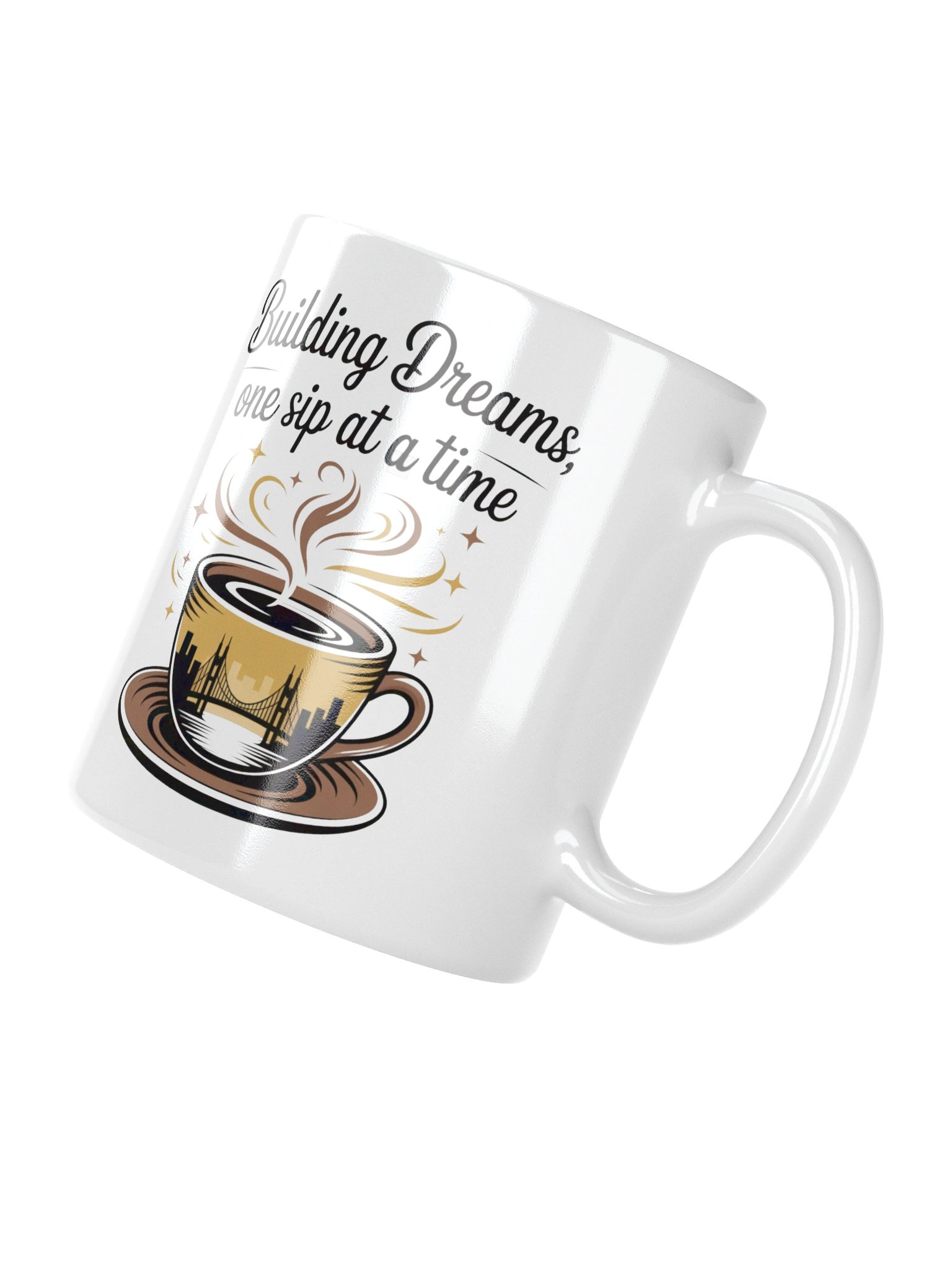 Building Dreams One Sip at a Time Engineer Coffee Mug product image (10)