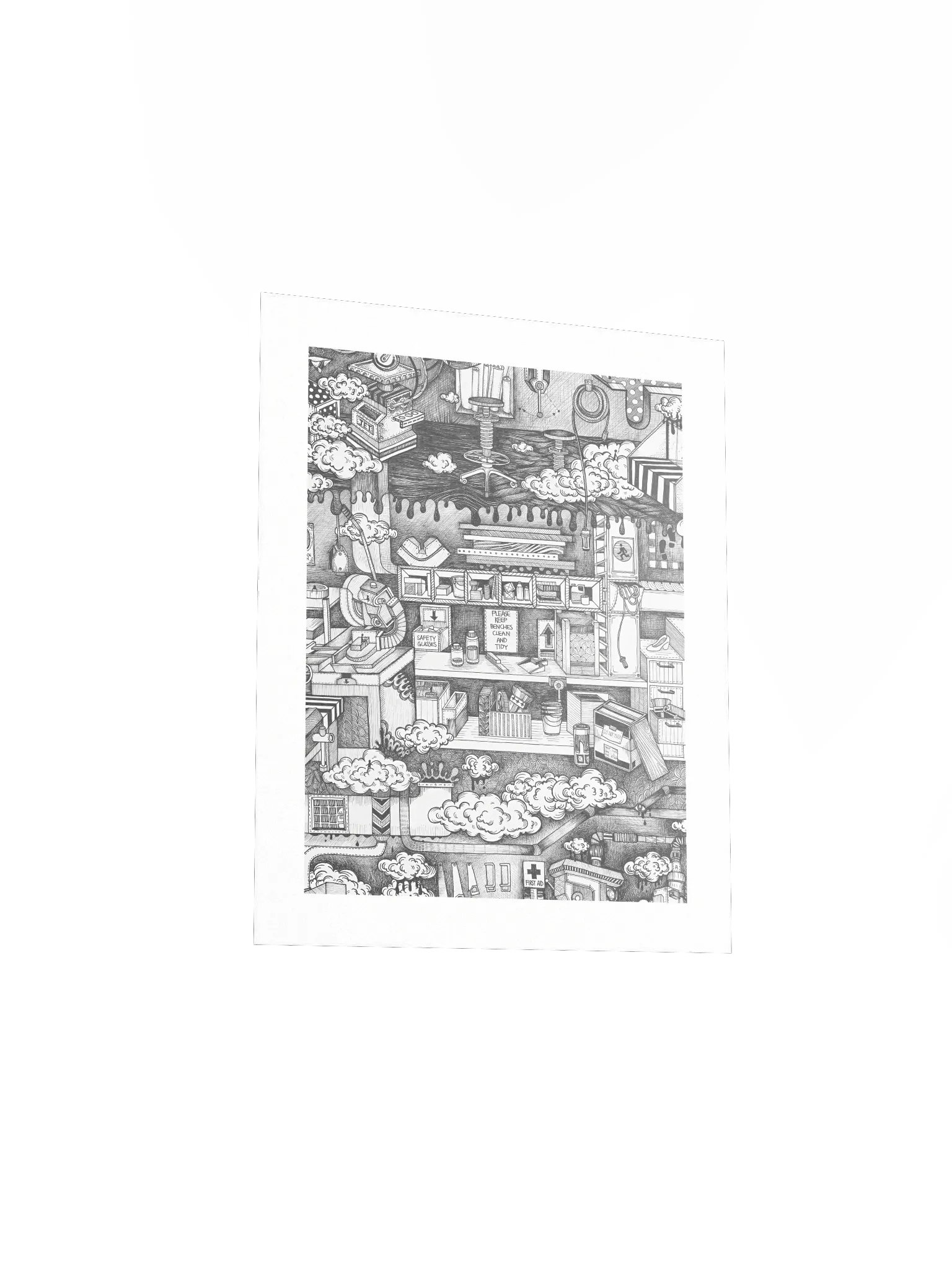 Workshop - Original Art Print product image (4)