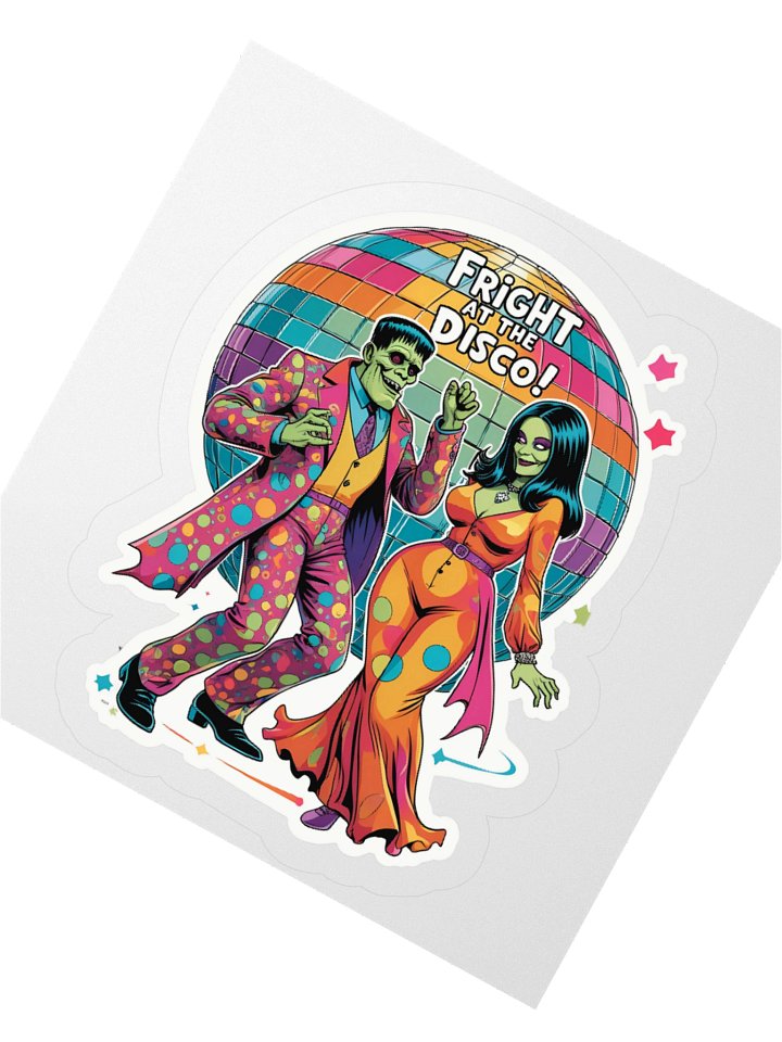 Fright Night Disco Monster Stickers product image (2)