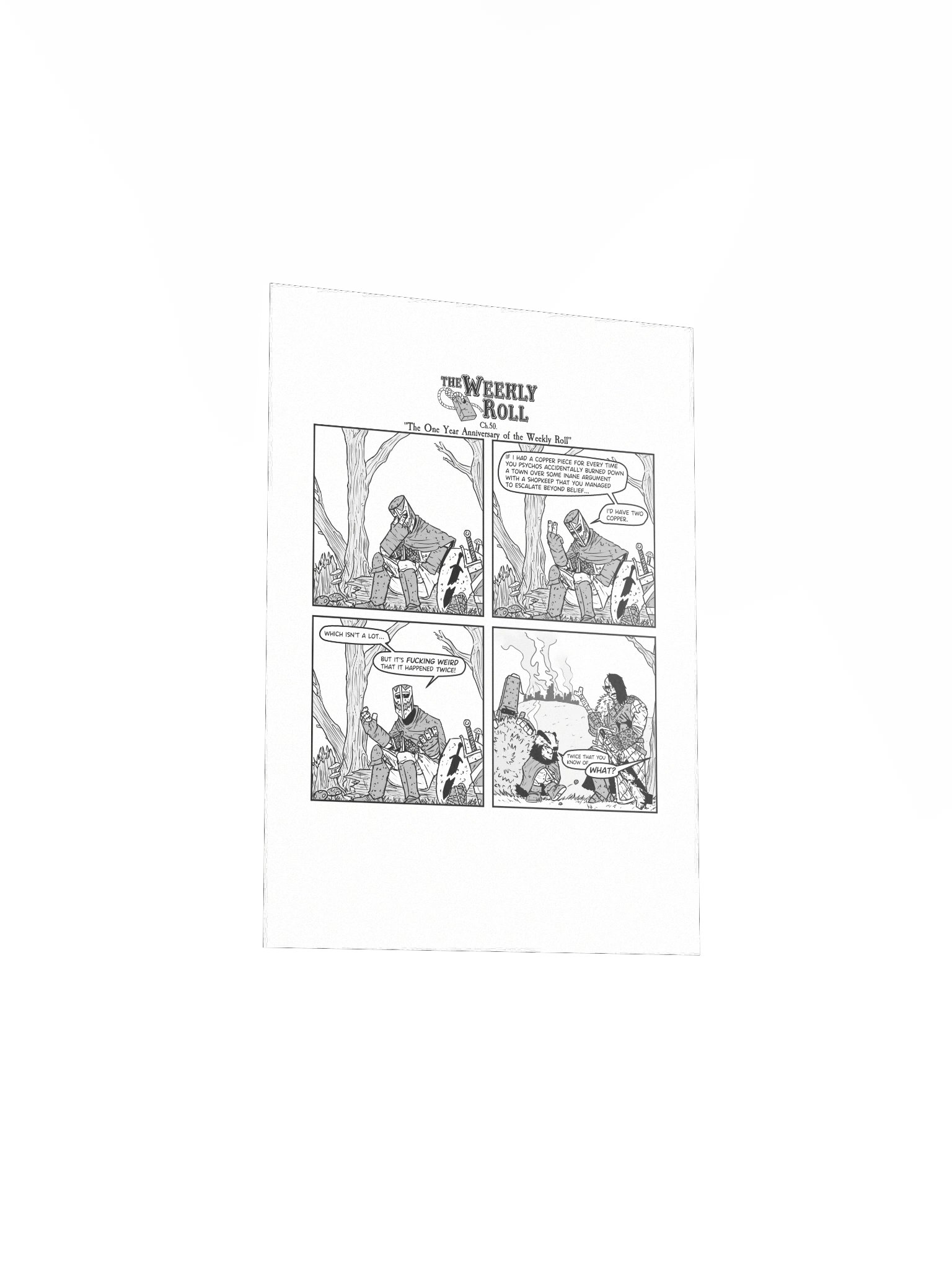 The Weekly Roll Ch. 50. Print Rectangular product image (11)