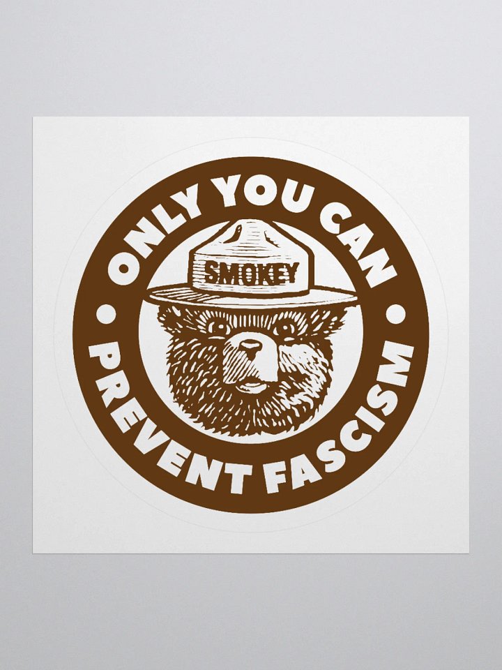 Only You Can Prevent Fascism Sticker product image (2)