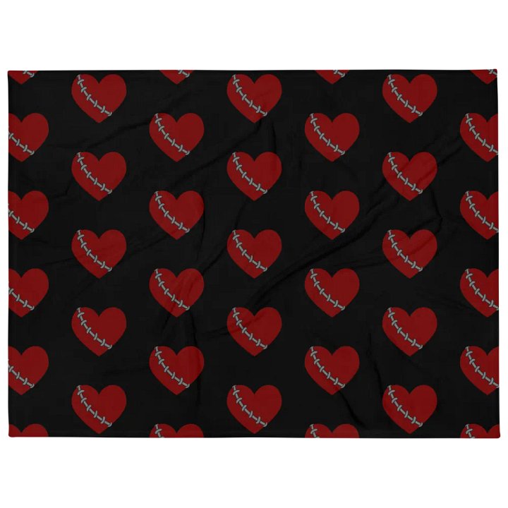Stitched Heart Throw Blanket product image (1)