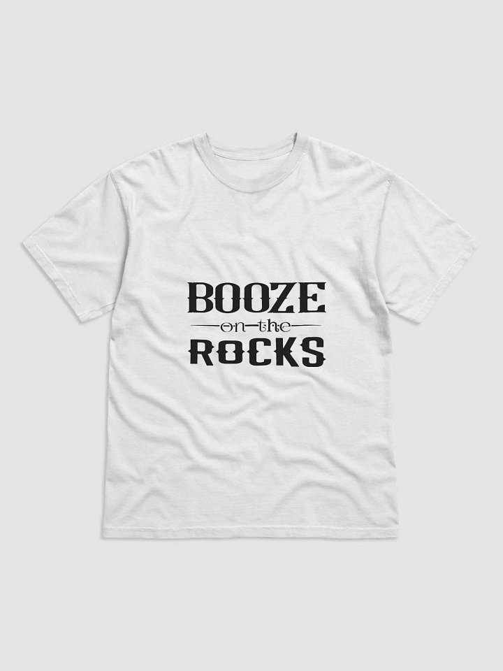 Booze On The Rocks - BLACK LOGO - TEE product image (1)