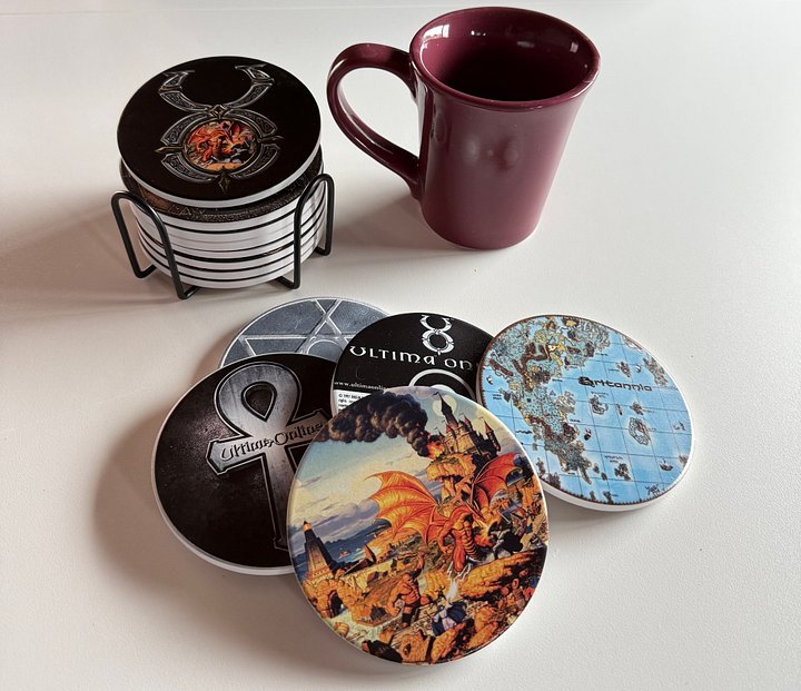 Ultima Online UV Printed Ceramic Coasters product image (1)