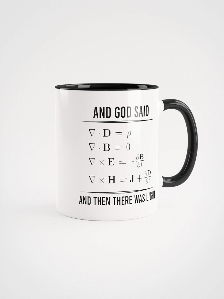 Maxwell Equations Two-Tone Coffee Mug 1W1 product image (1)