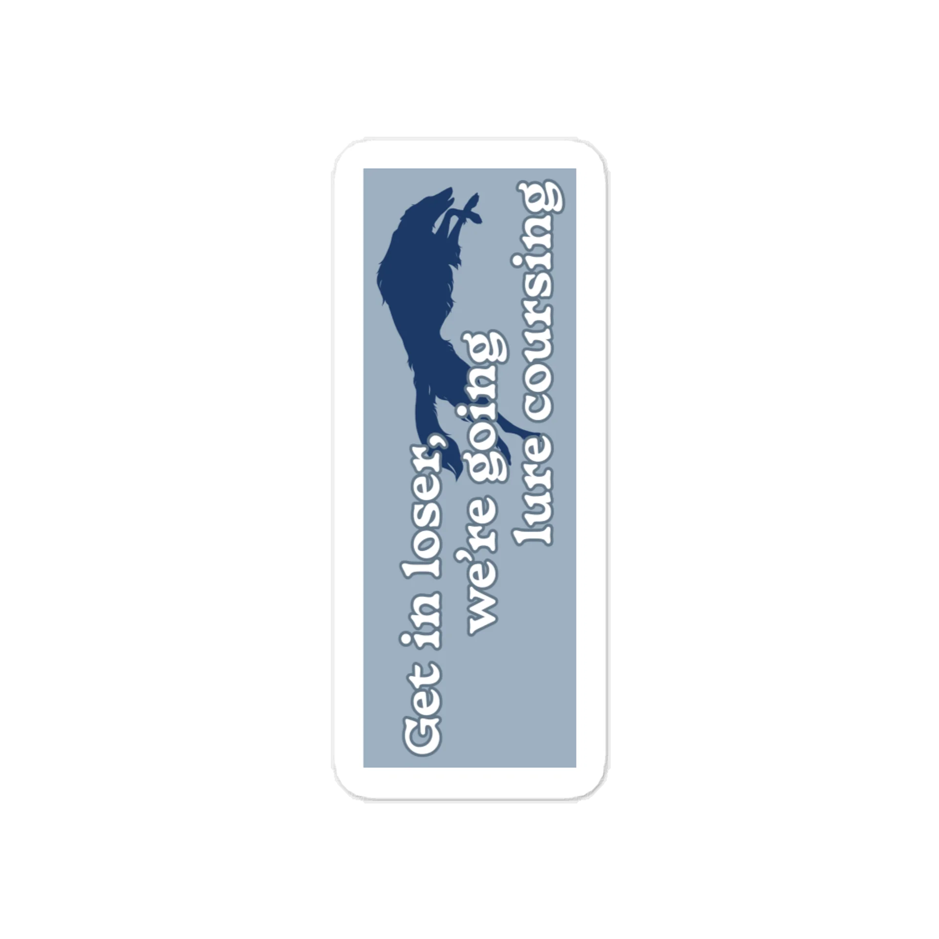 Lure Coursing Sticker - Blue product image (1)
