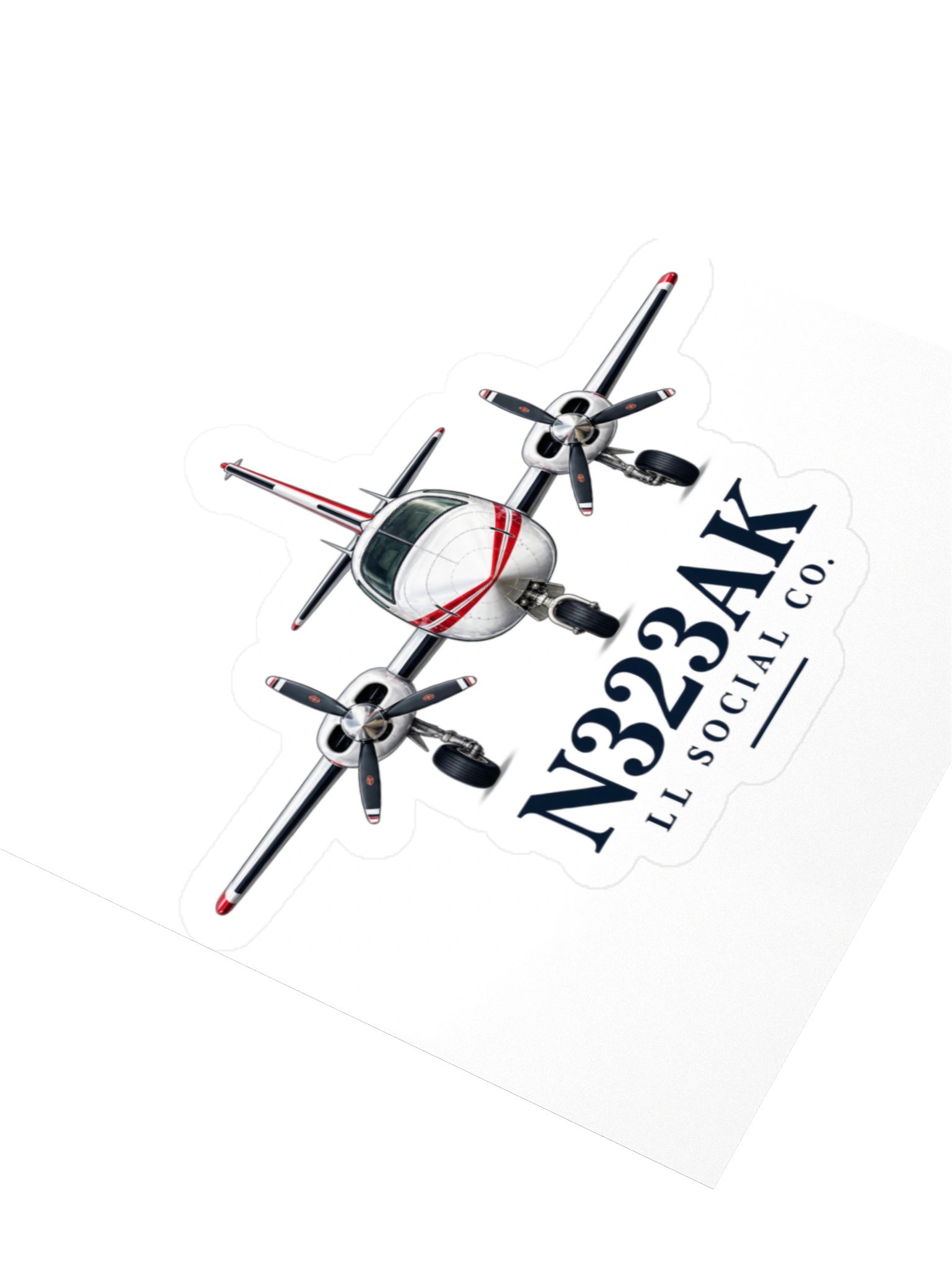 LL Social Co. N323AK Aerostar Sticker product image (8)
