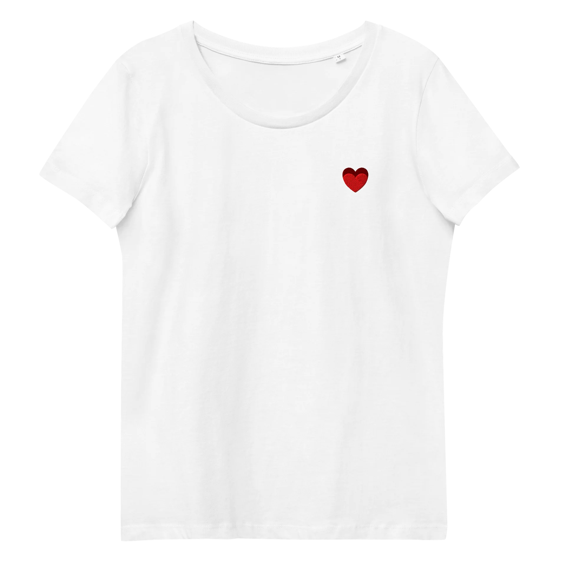 I ♥ Bella Embroidered Women's Fitted Eco Tee product image (1)