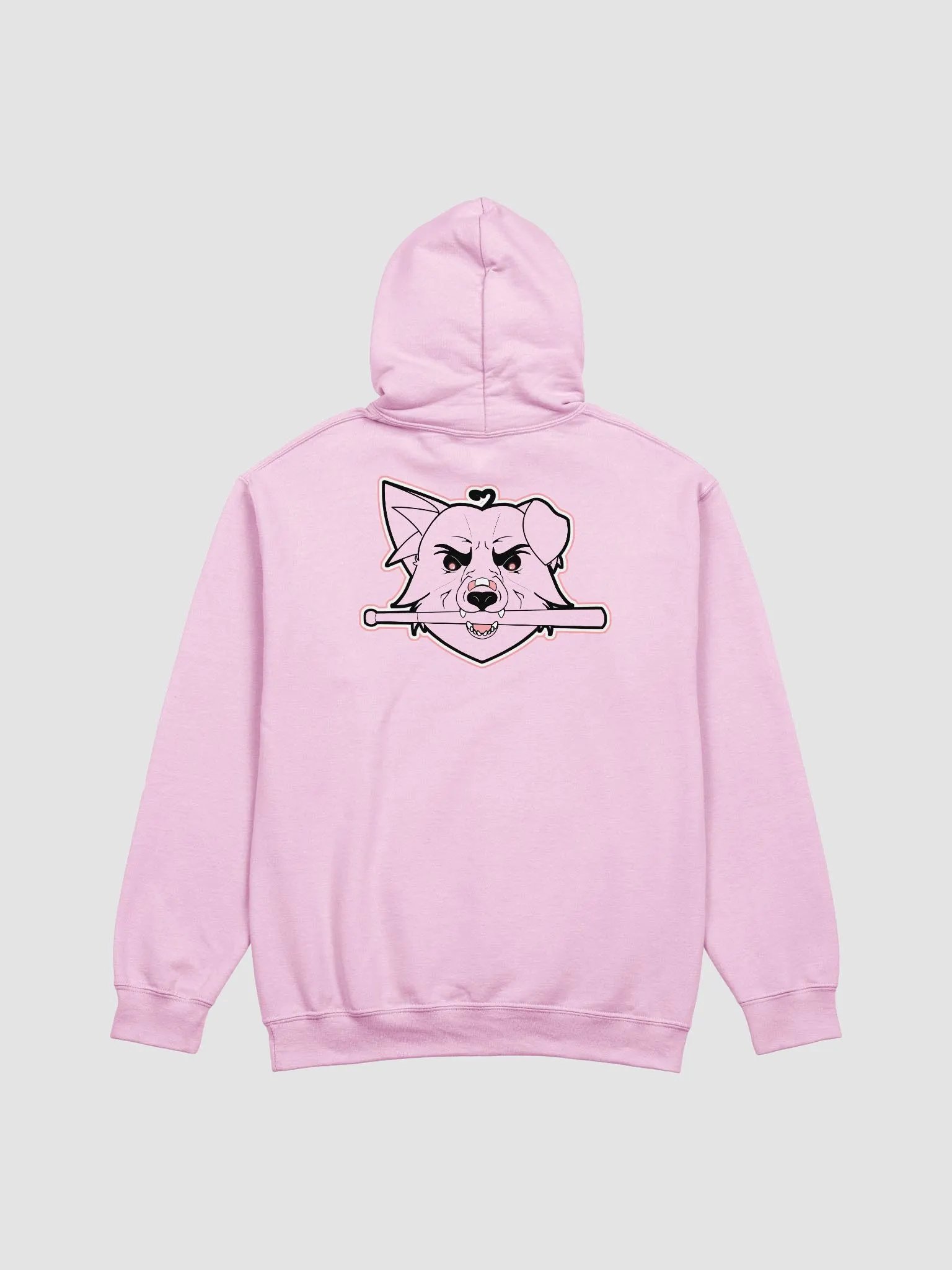 Angy Corgi Hoodie (transparent, back only) product image (2)