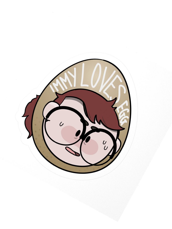 Immy Loves Egg Sticker product image (2)