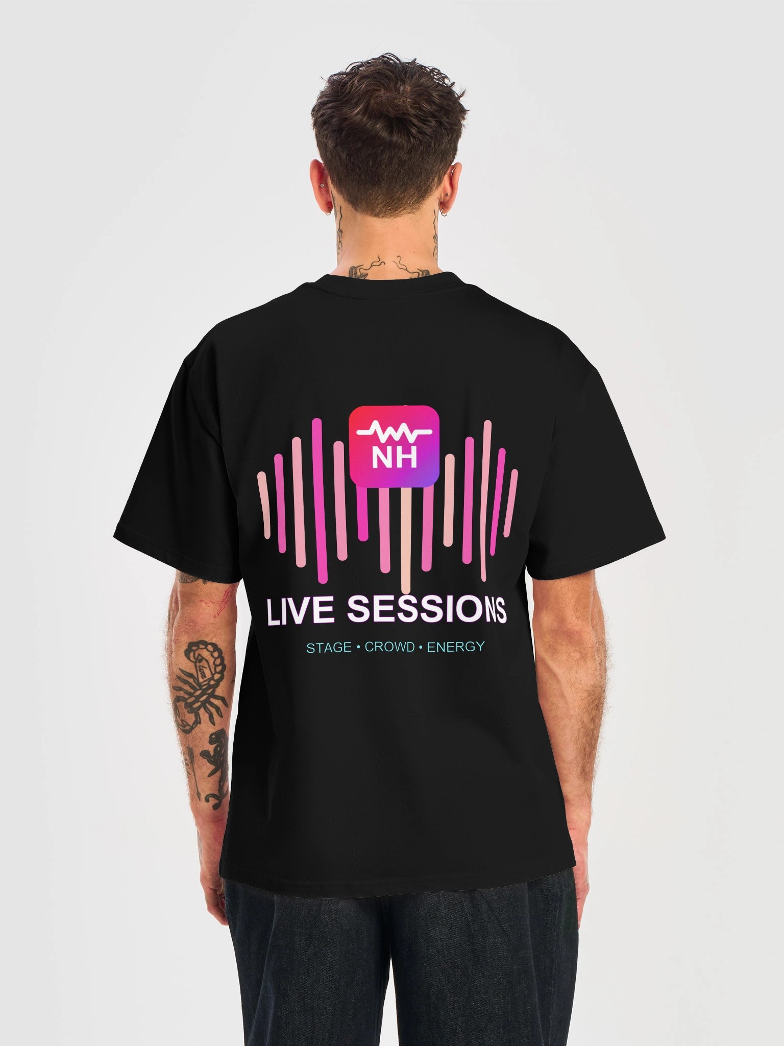 Next Hits Creator Live Front + Back Tee - AS Colour product image (6)