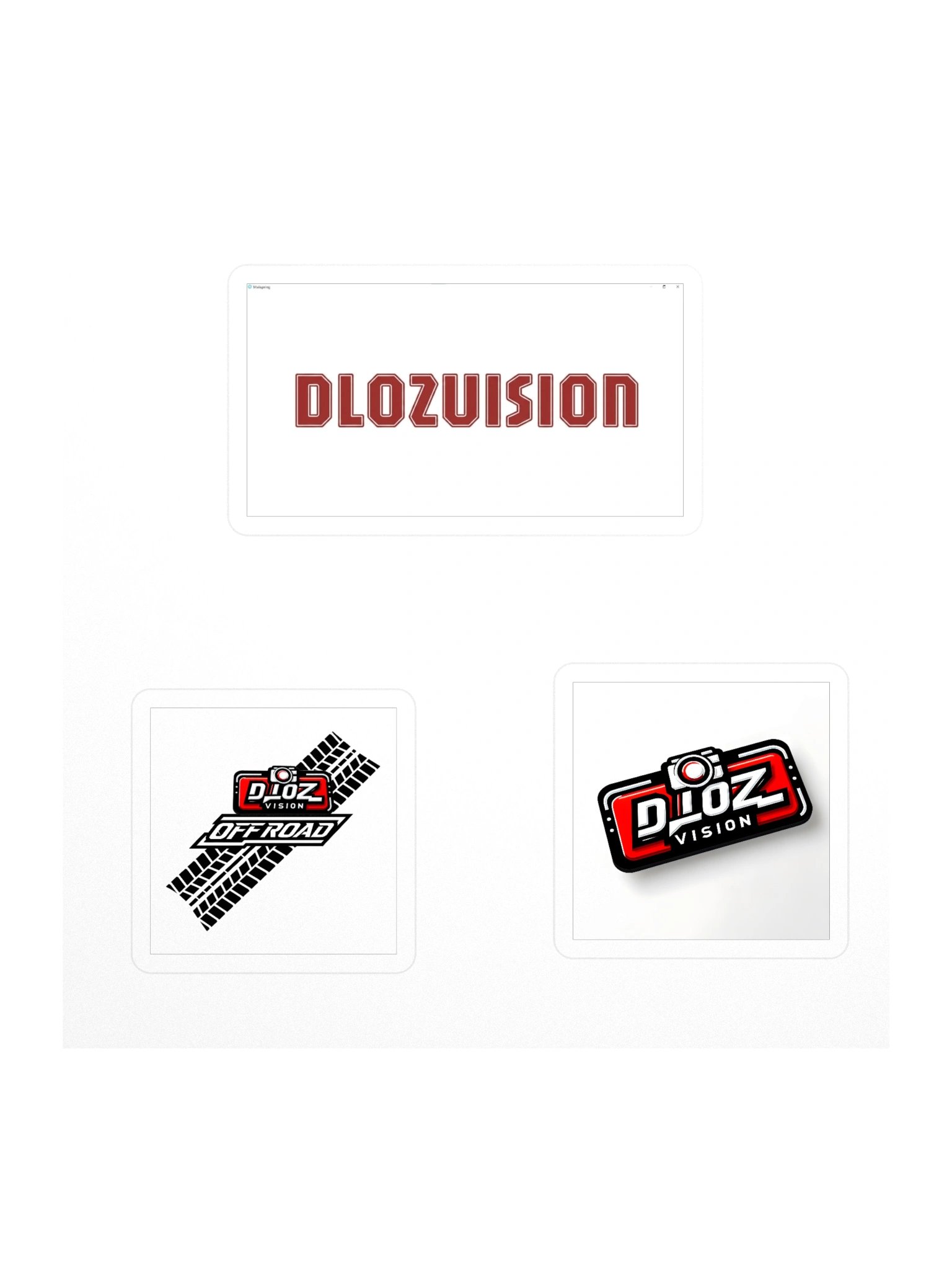 DLOZvision STICKER PACK! product image (1)
