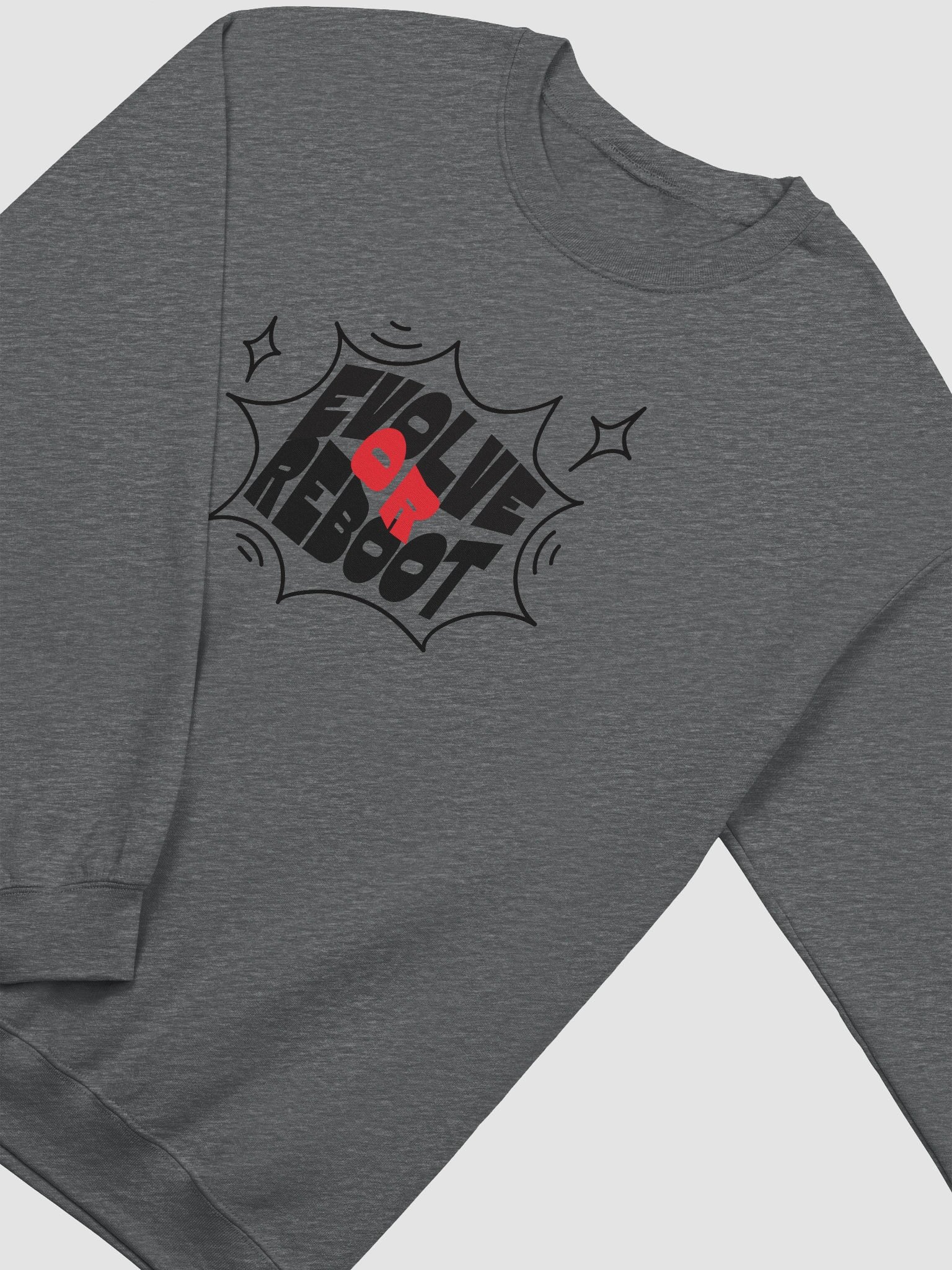 EVOLVE OR REBOOT Crewneck Sweatshirt product image (3)