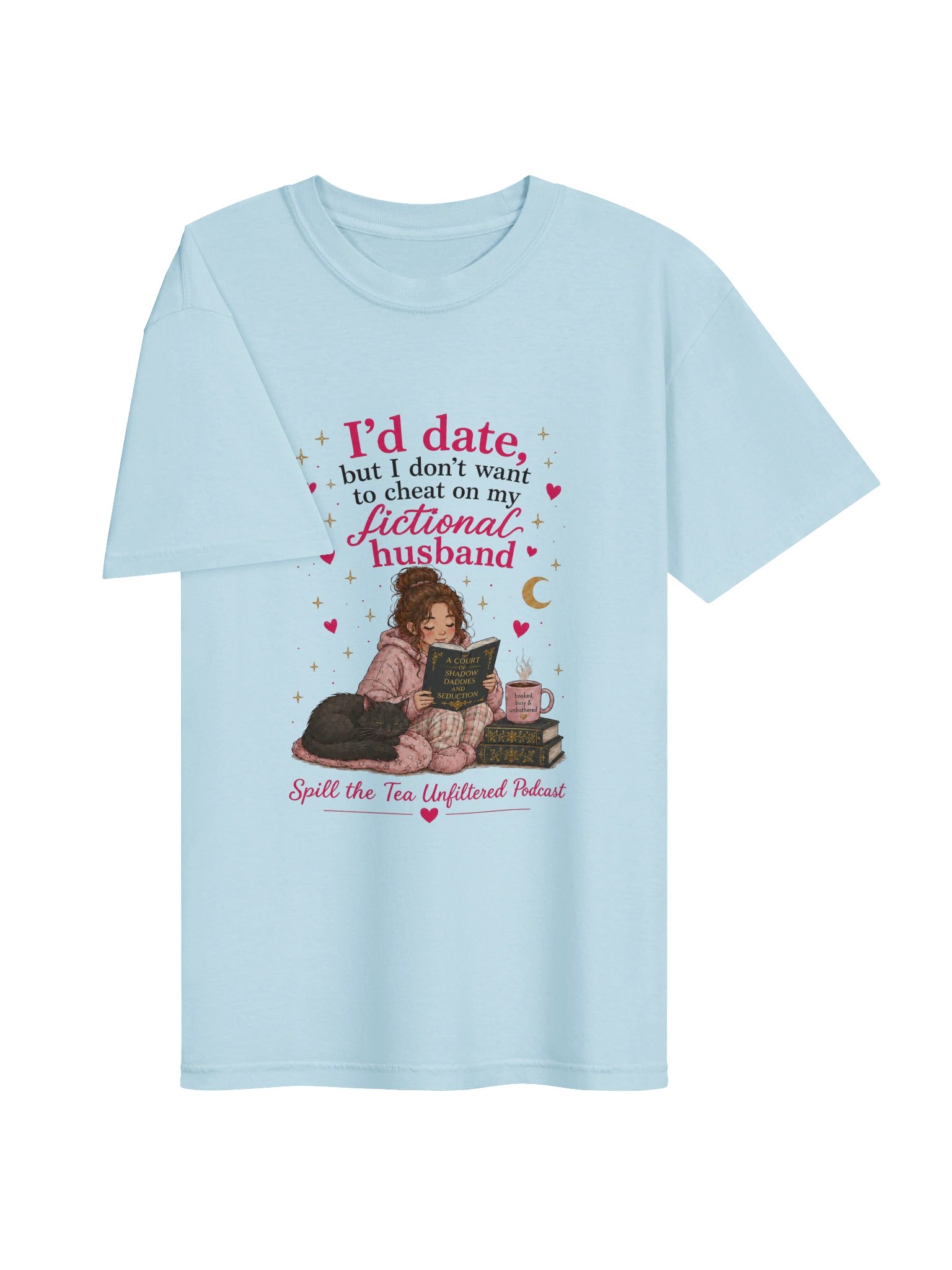 I'd Date — Fictional Husband Bookish Tee product image (3)