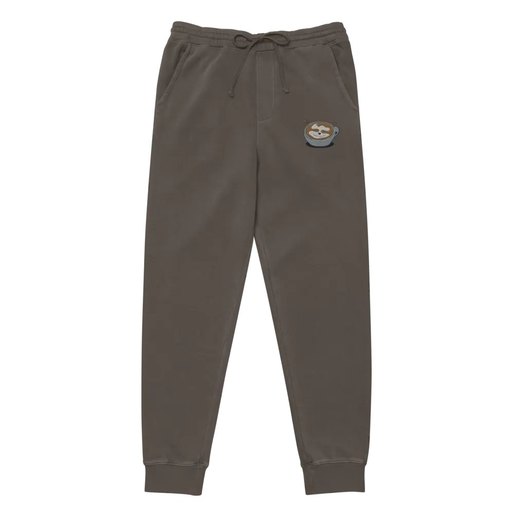Coffee Embroidered Sweatpant product image (2)