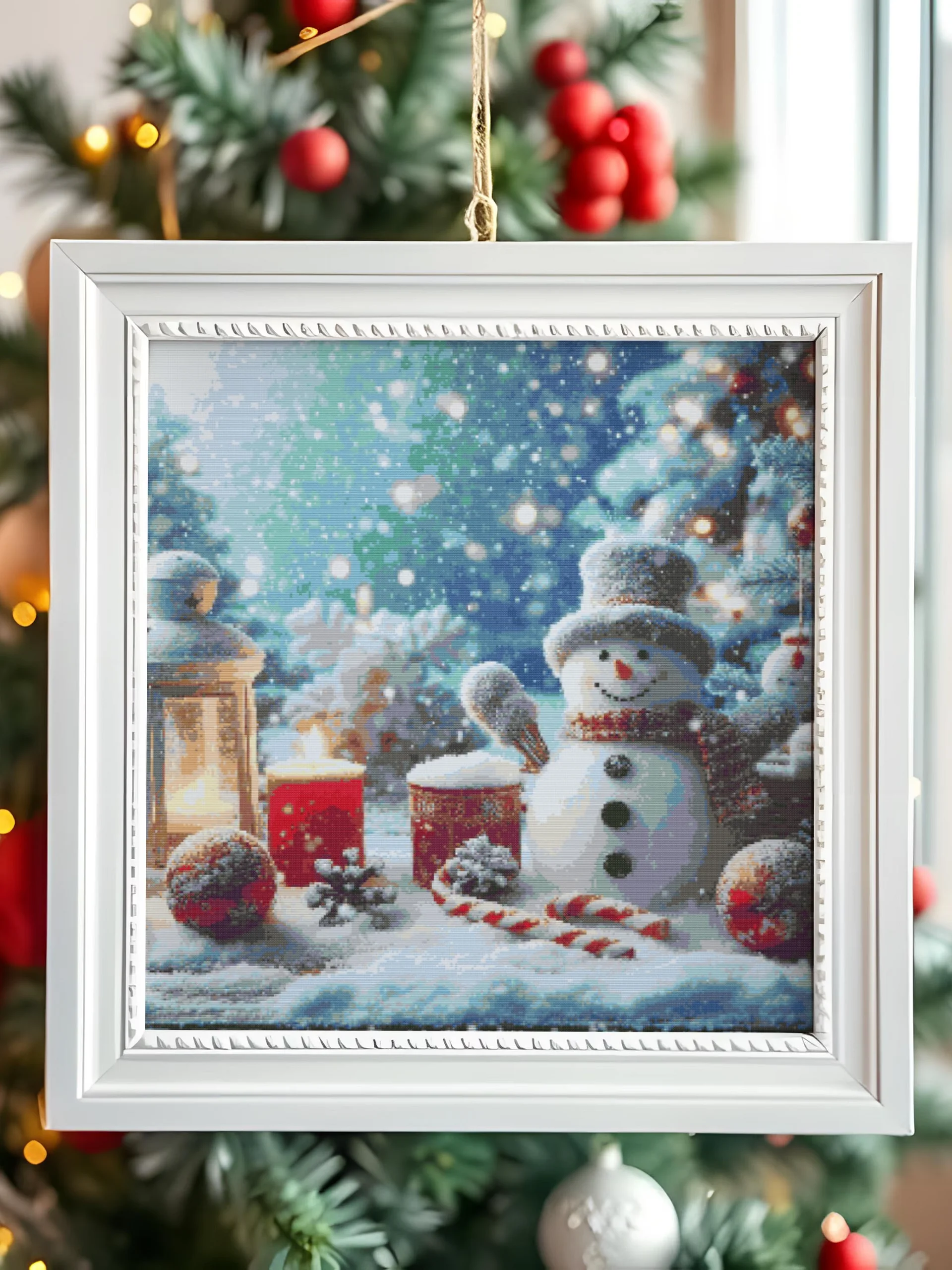 Frosty's Wonderland Cross Stitch Pattern product image (6)