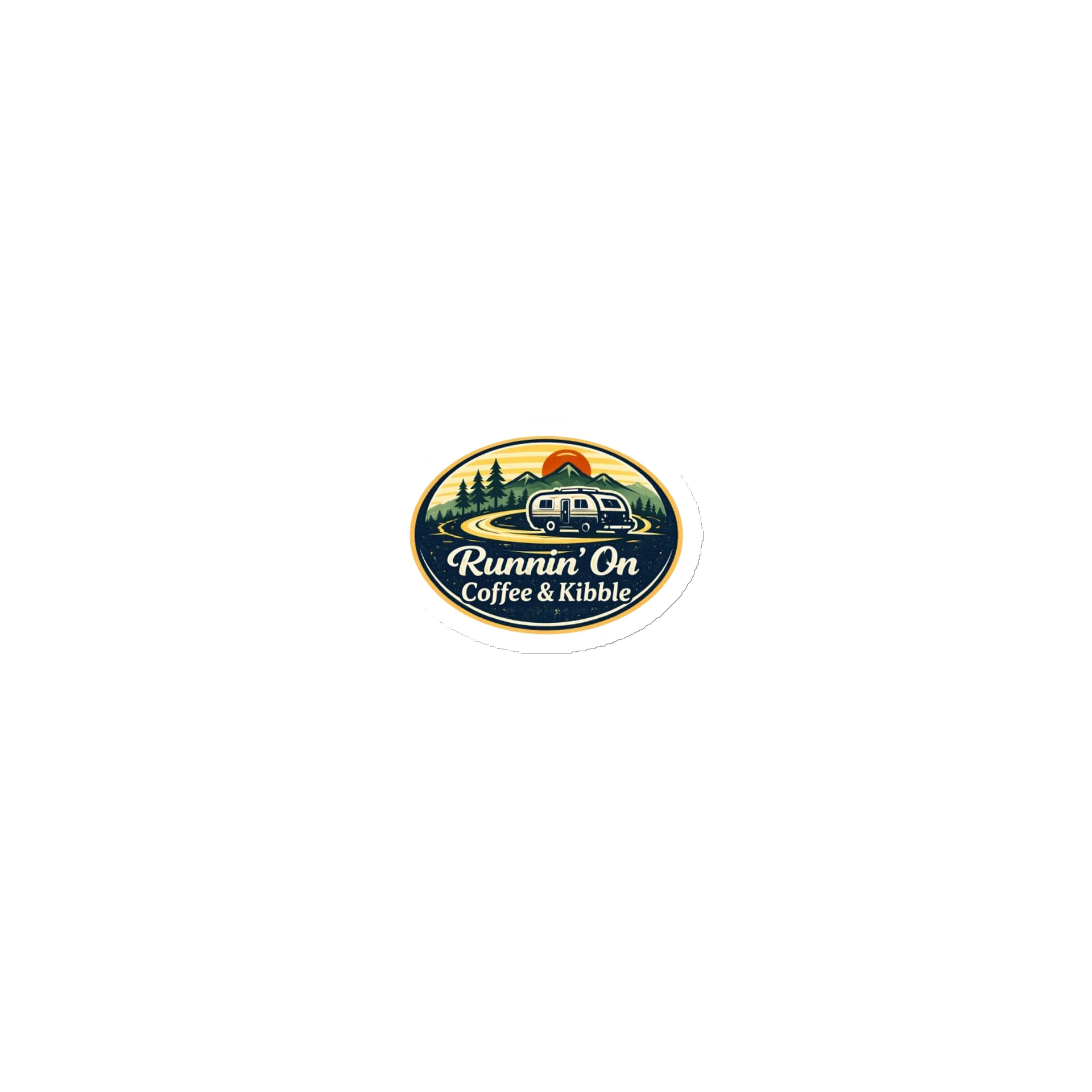 Runnin' on Coffee & Kibble Magnet product image (1)