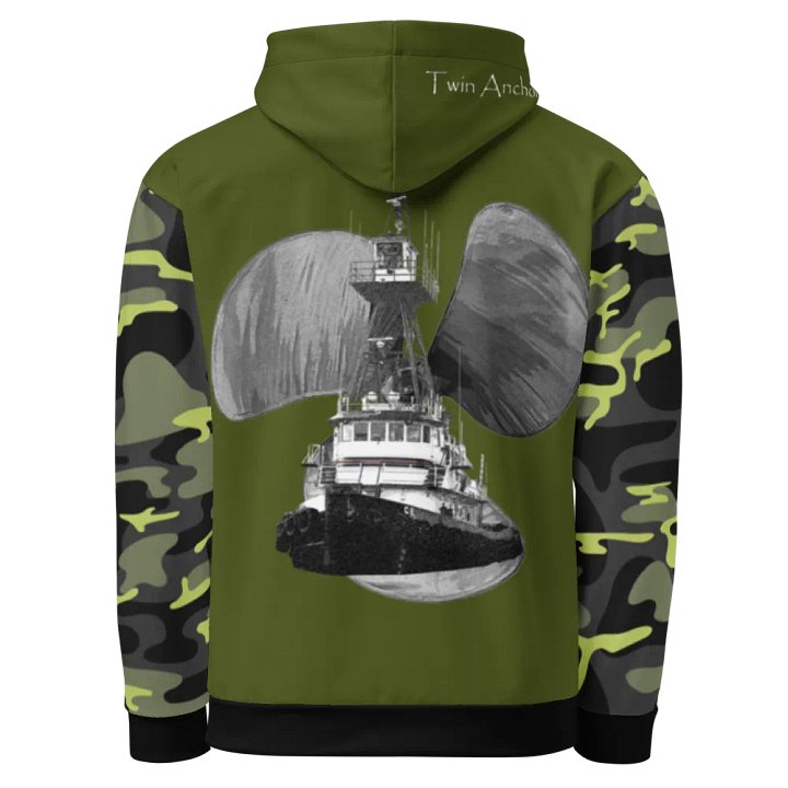 3 Prop & Tug CE (Camouflage & Green) – Performance Marine Wear | Twin Anchor Apparel North Current Line product image (1)