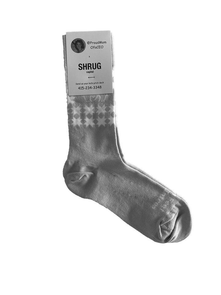 Shrug x Proud Mom of a CEO Socks product image (1)