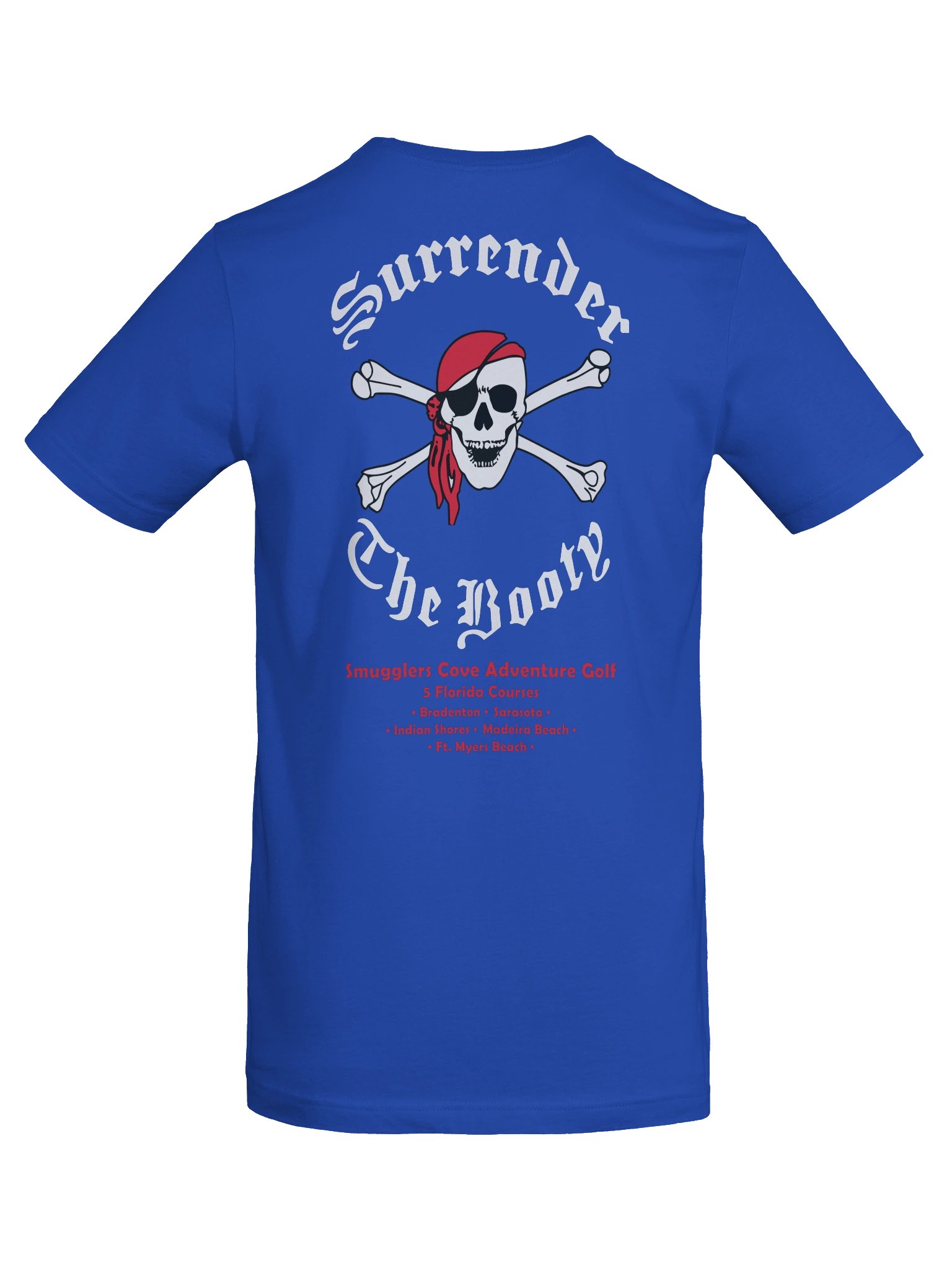 "Surrender the Booty" Cotton Tee - Back Graphic product image (44)