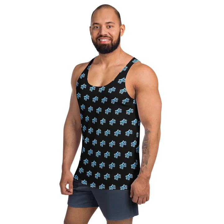 Blue Skull Designer Tank Top product image (2)