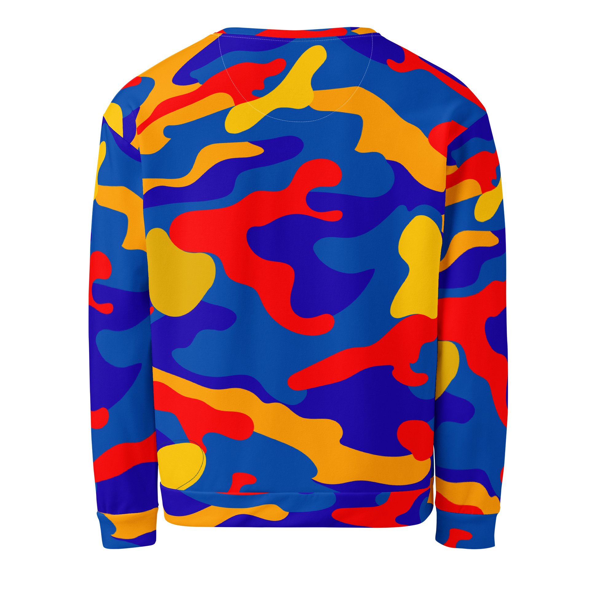 Camo Sweatshirt – Bold Multi-Color Crewneck product image (2)