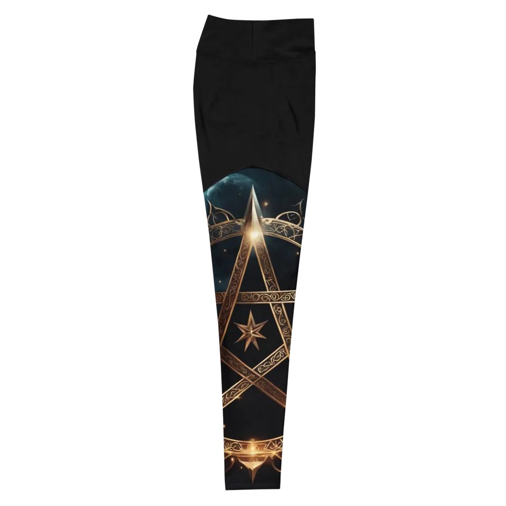 Symbology Black Top Leggings with Pocket product image (11)