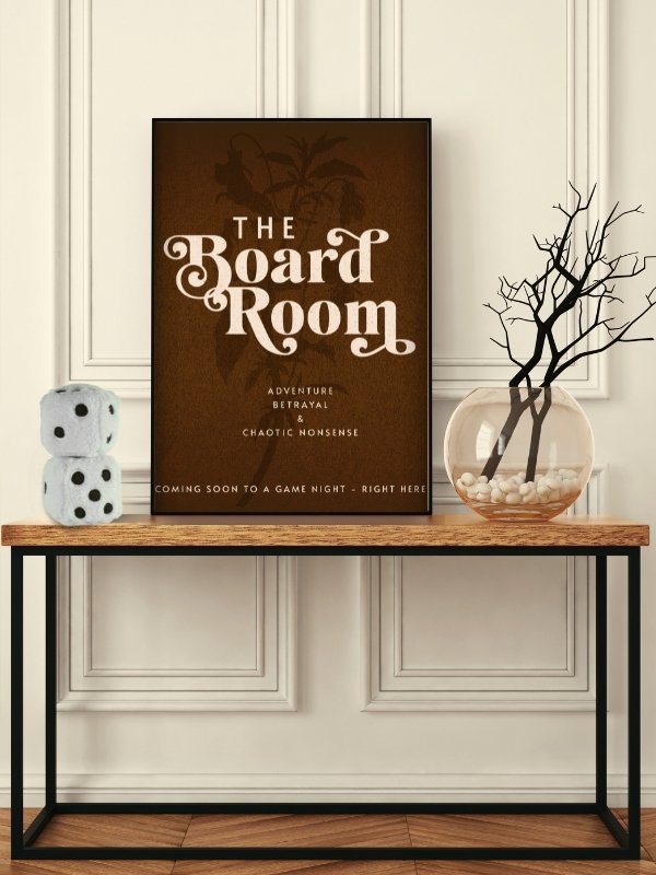 Board Room Movie Poster for Board Gamers - 18
