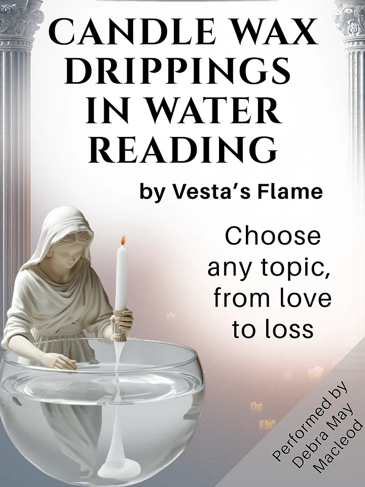 Vesta Candle Wax-Drippings in Water Reading | Focused Reading on Any Topic product image (1)