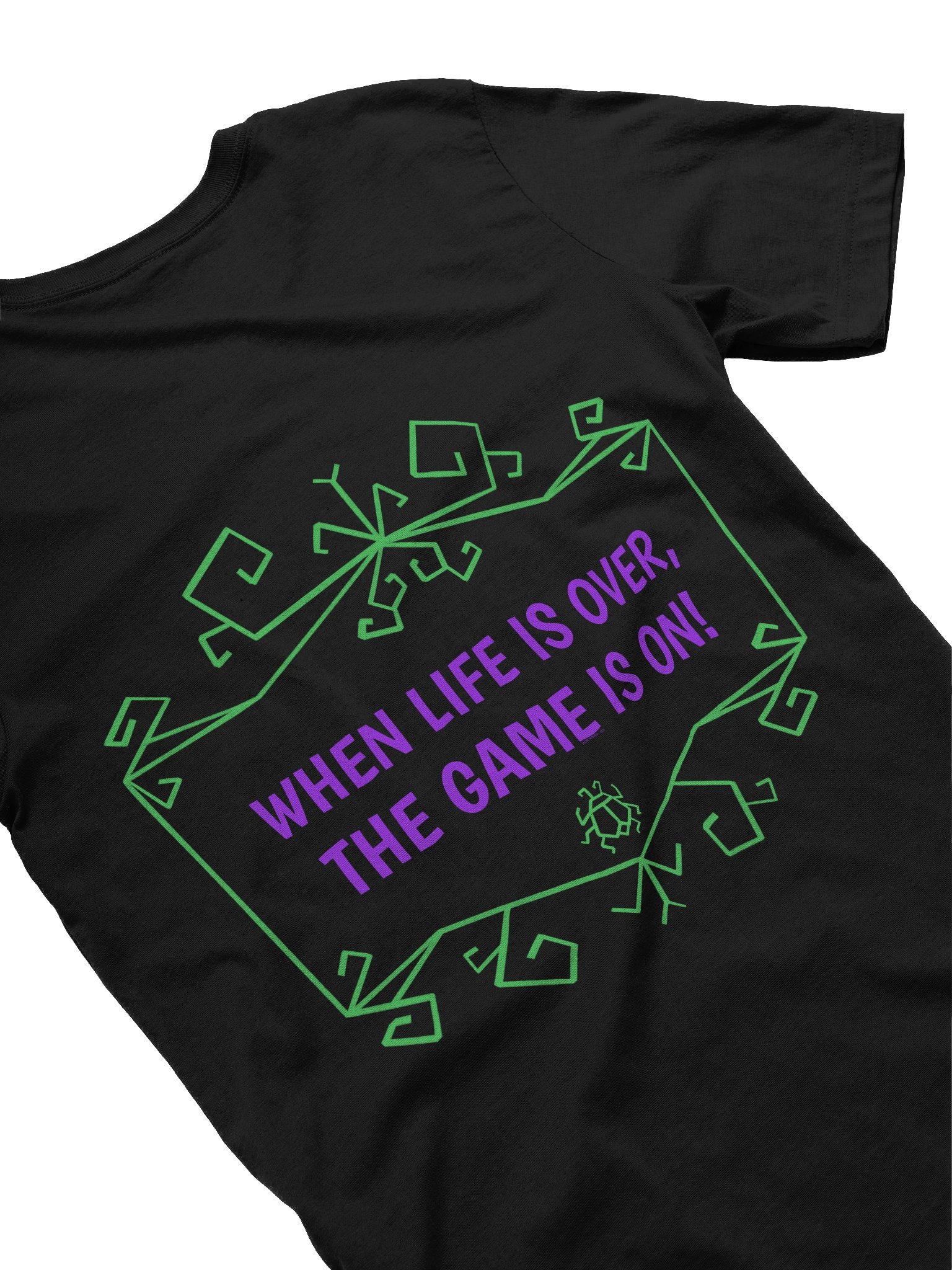 [UM Designs] When Life Is Over, The Game Is On - Unisex Graphic Tee product image (4)