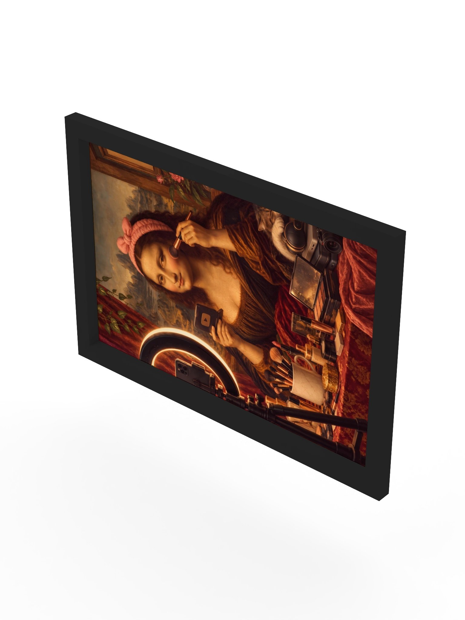 Getting Ready With Mona Lisa Poster product image (10)