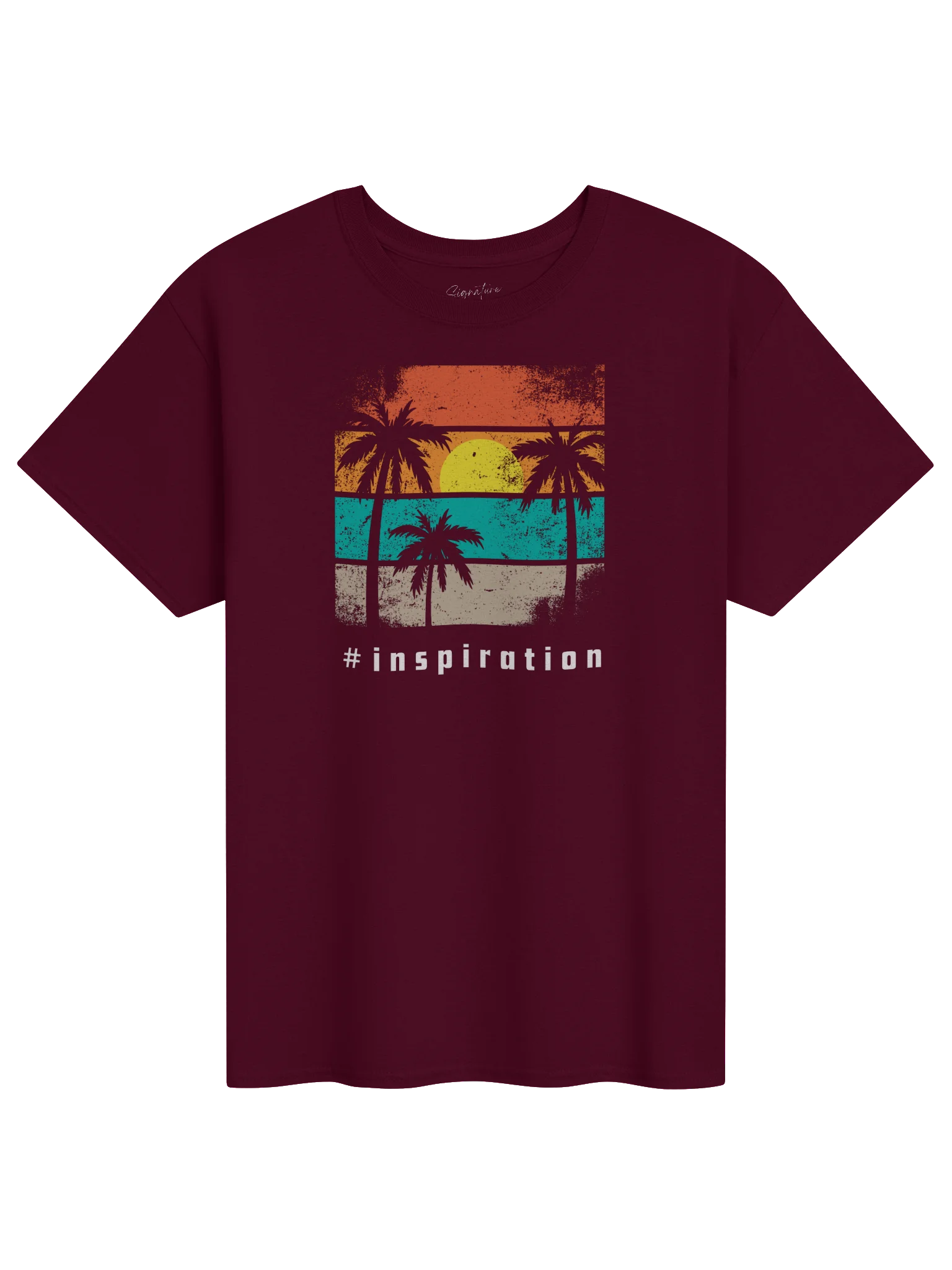 Retro Sunset Palm Tree T-Shirt | Vintage Beach Graphic Tee | #Inspiration product image (1)