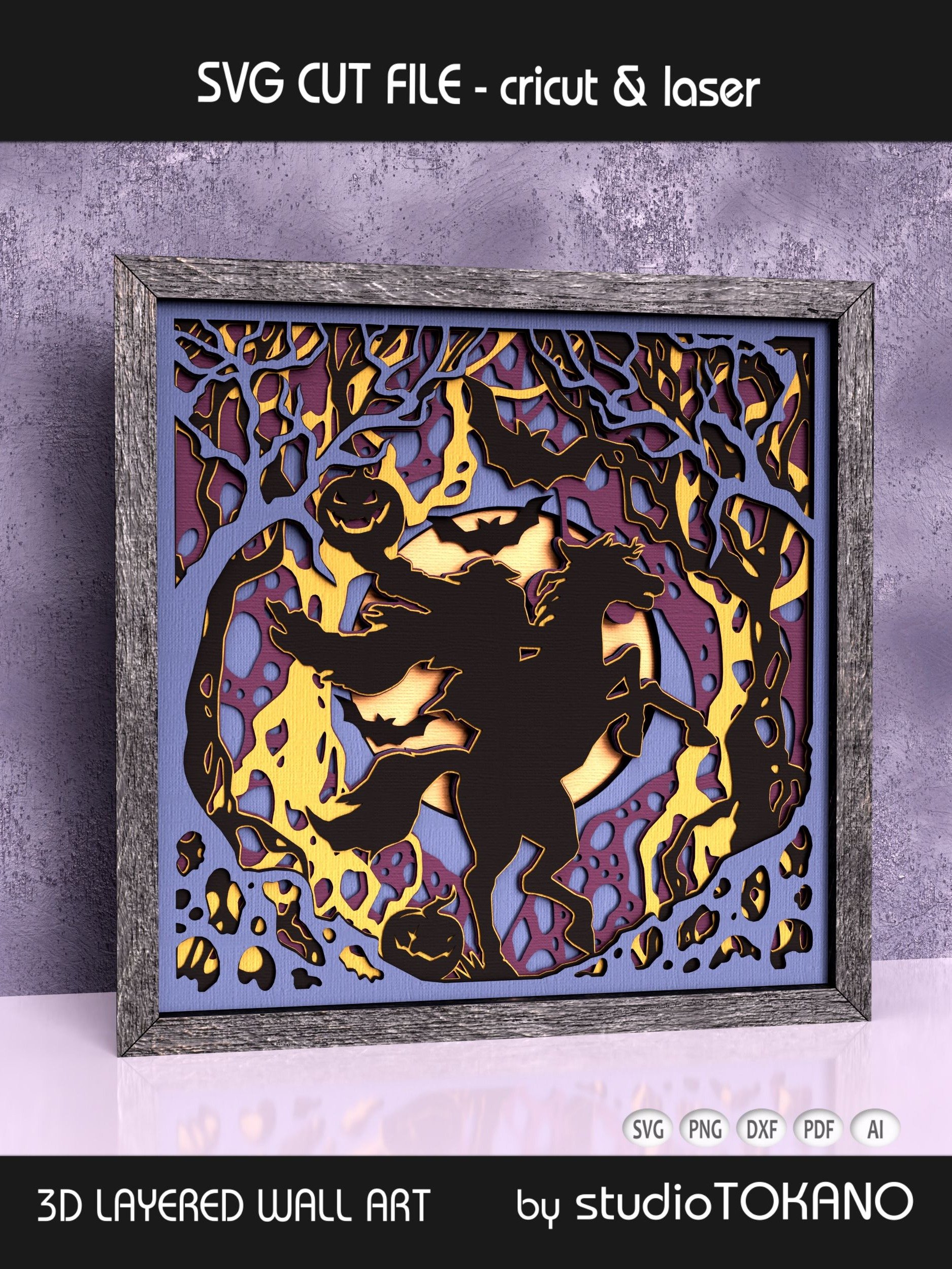 Headless Horseman Shadow Box product image (1)
