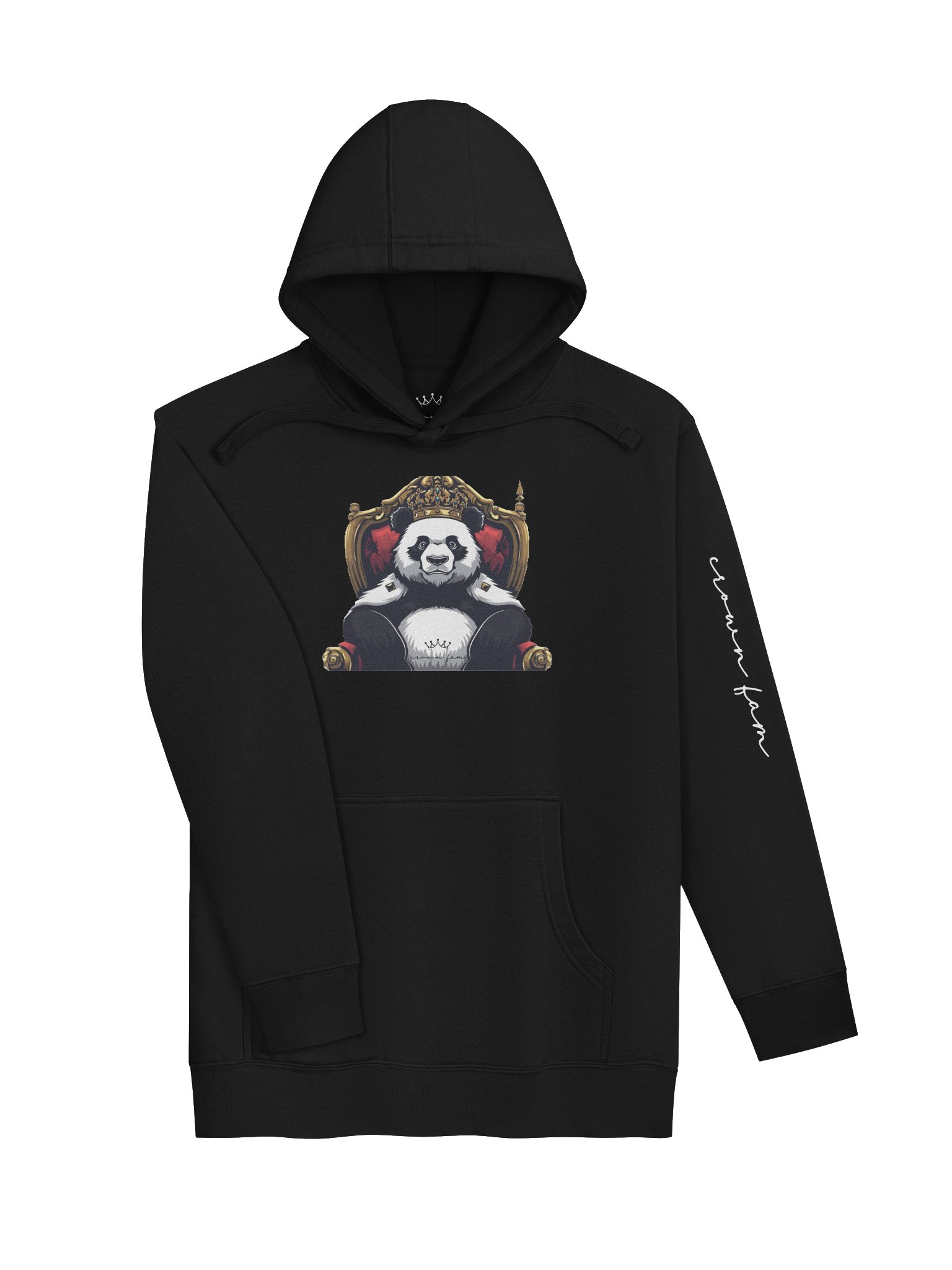 Crowned Royal Panda Unisex Hoodie product image (21)
